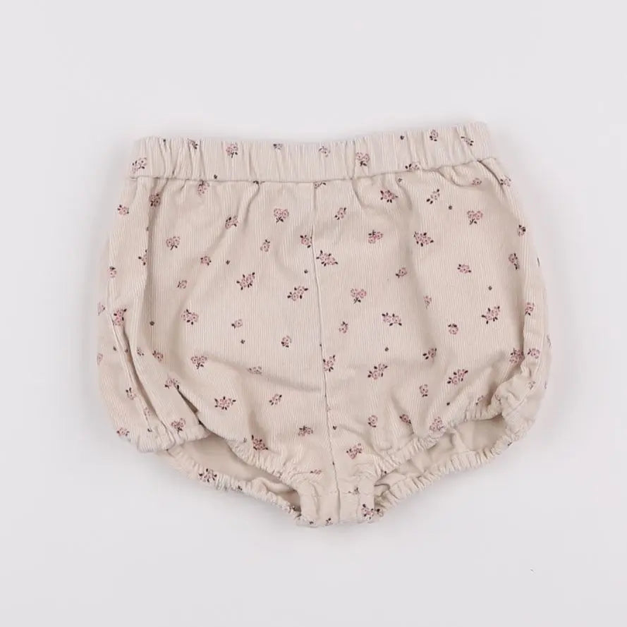 Vertbaudet - short beige - 3 mois