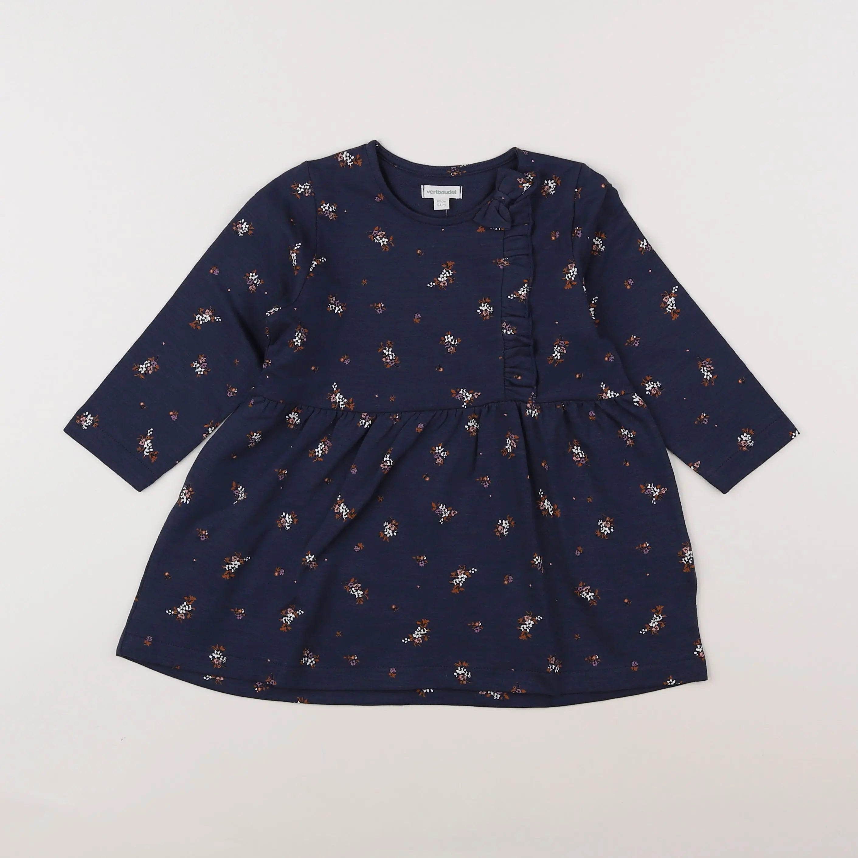 Vertbaudet - robe bleu - 2 ans
