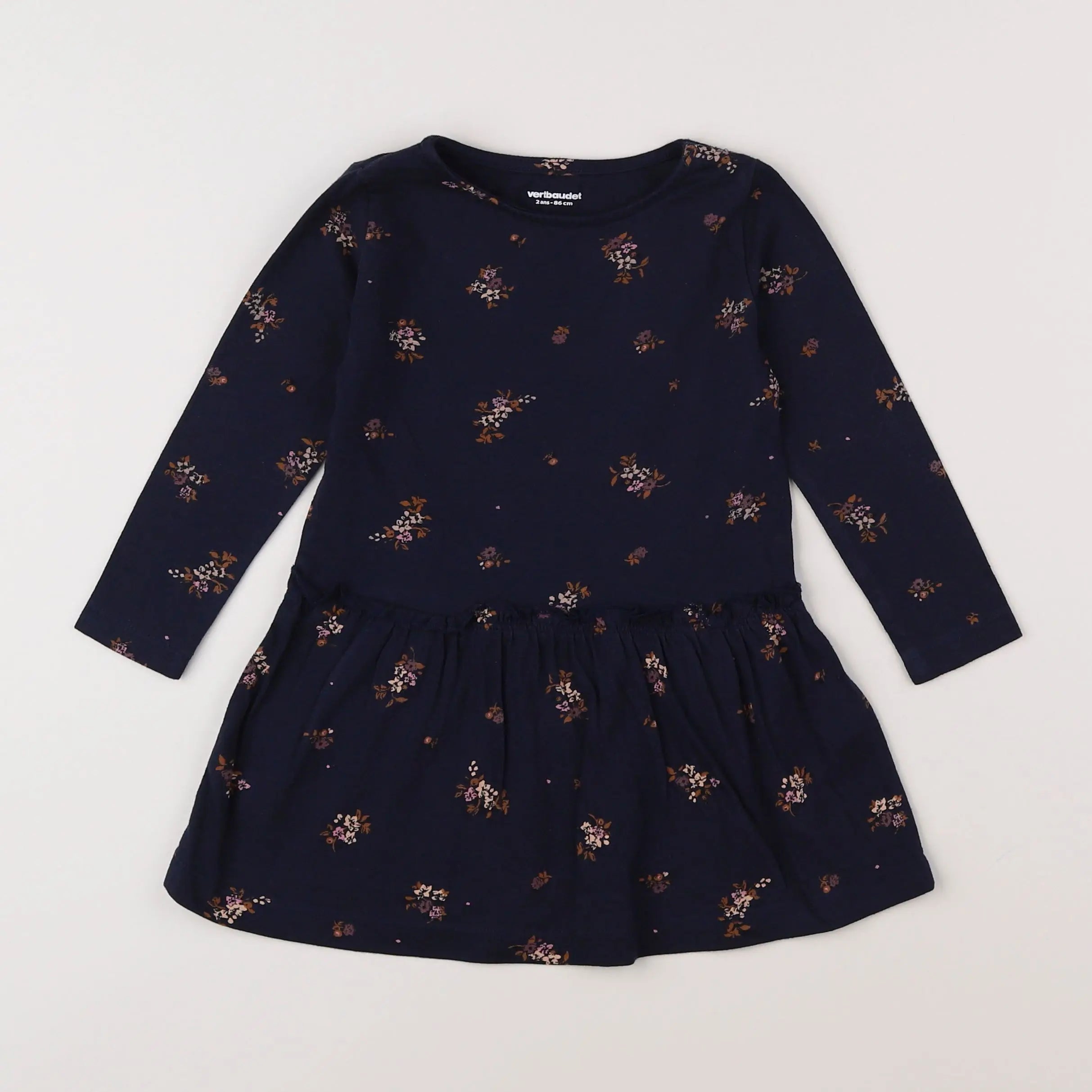 Vertbaudet - robe bleu - 2 ans