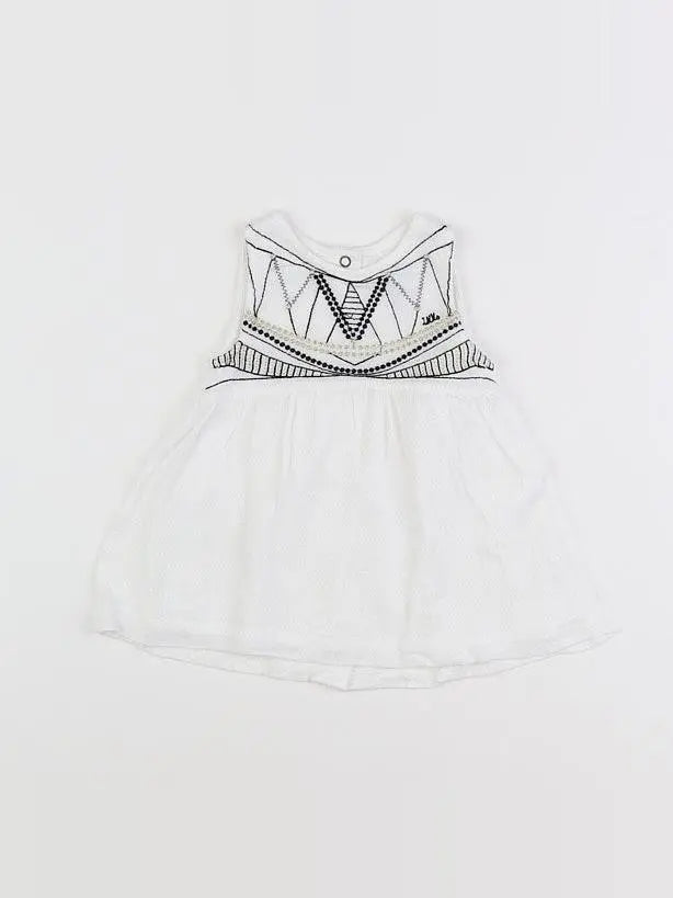 IKKS - robe blanc - 3 mois