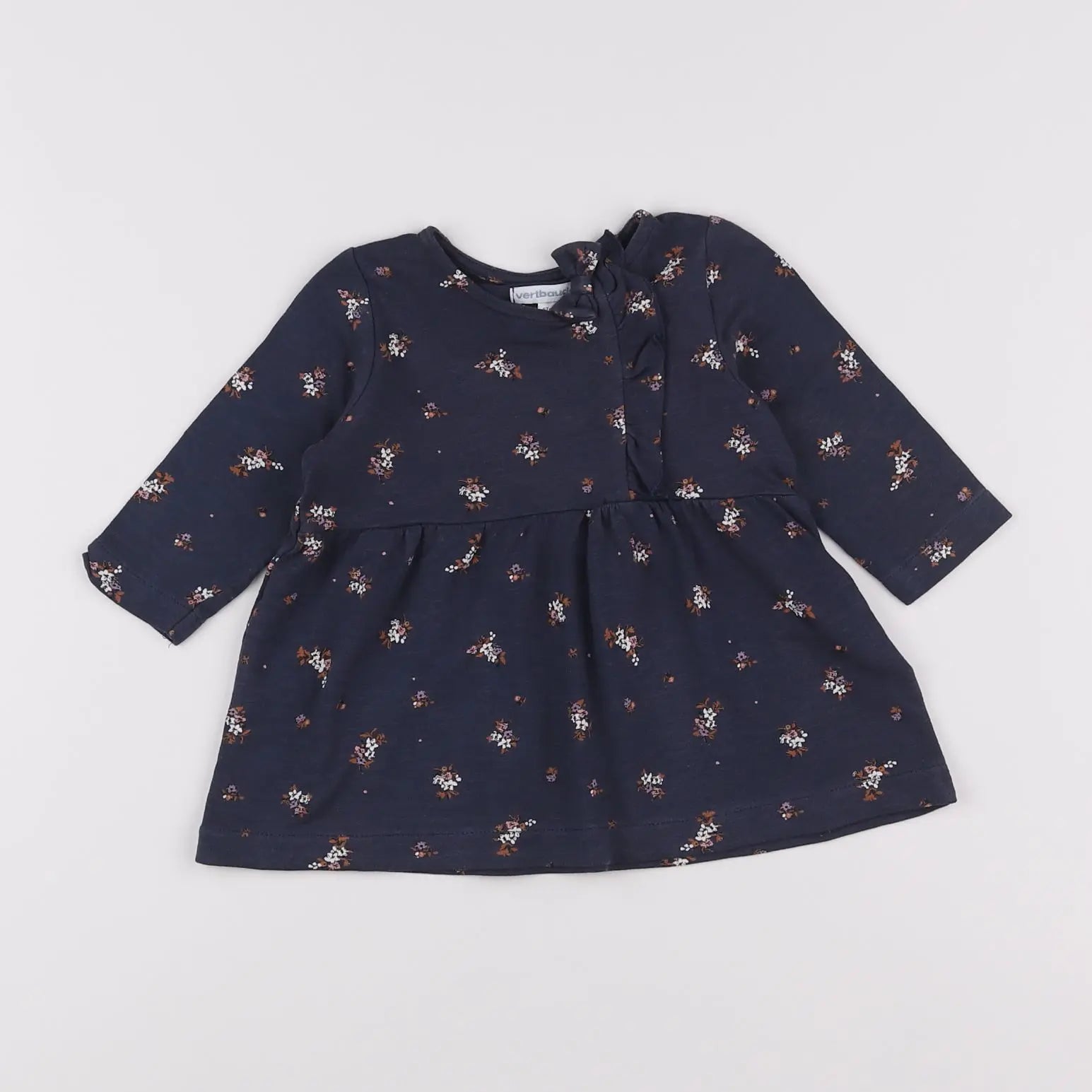 Vertbaudet - robe bleu - 6 mois