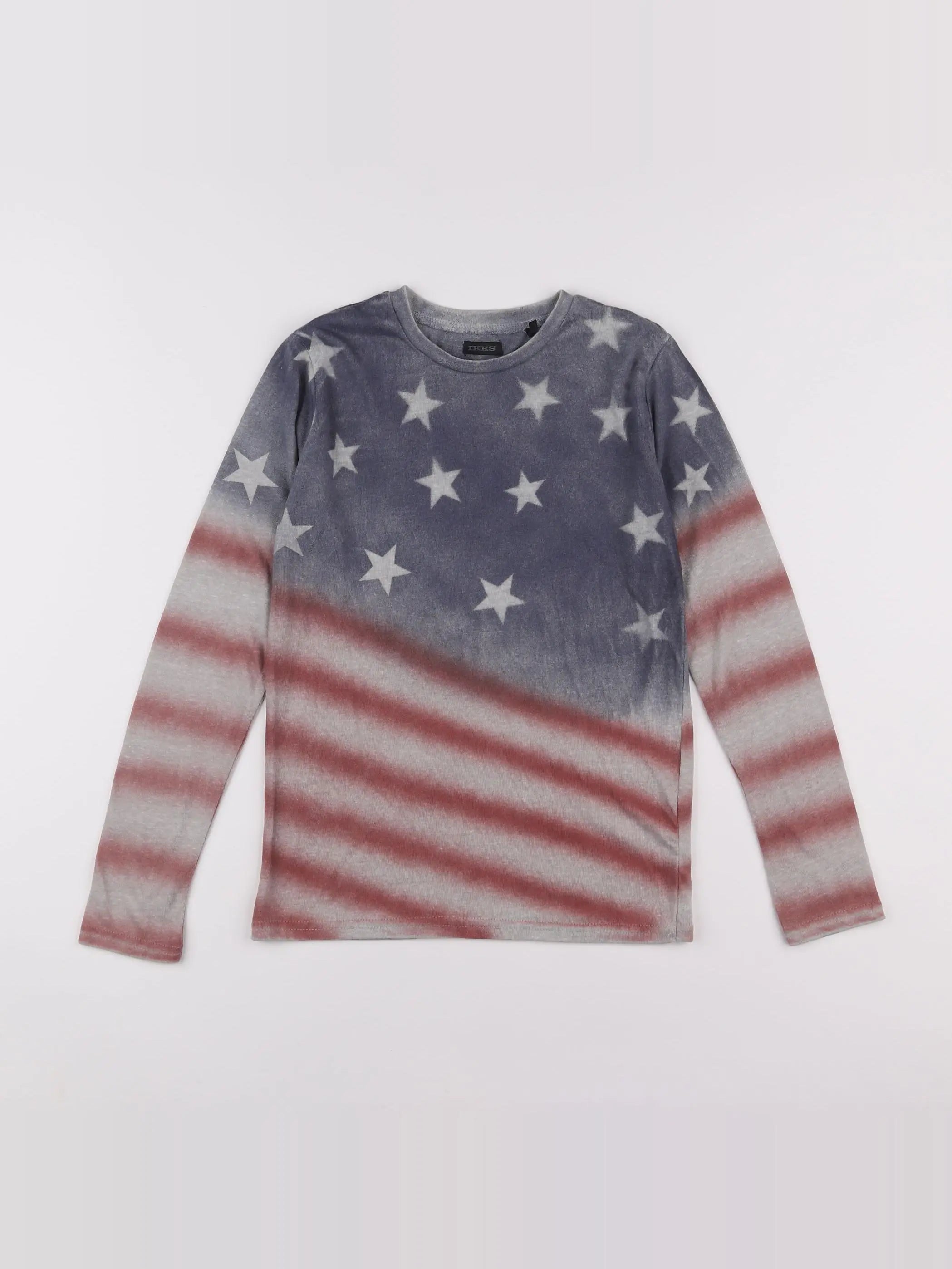 IKKS - tee-shirt gris - 10 ans