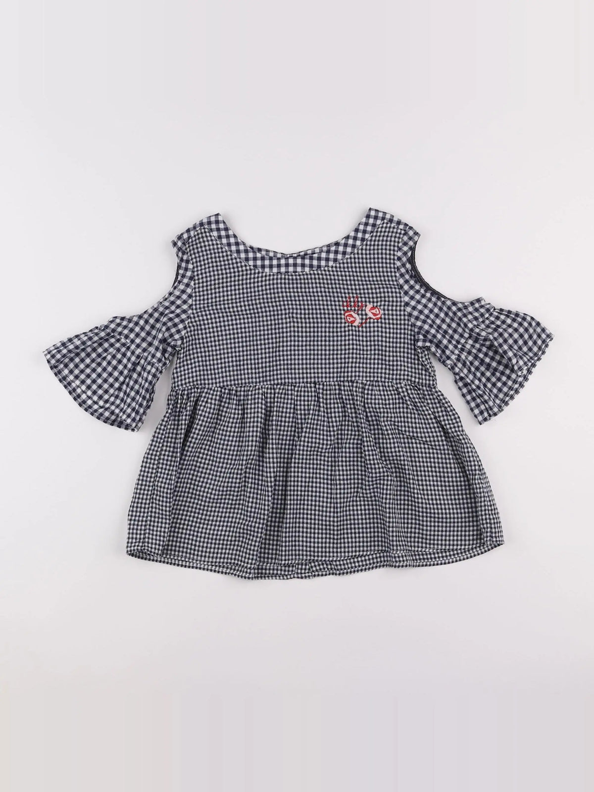 IKKS - blouse gris - 10 ans