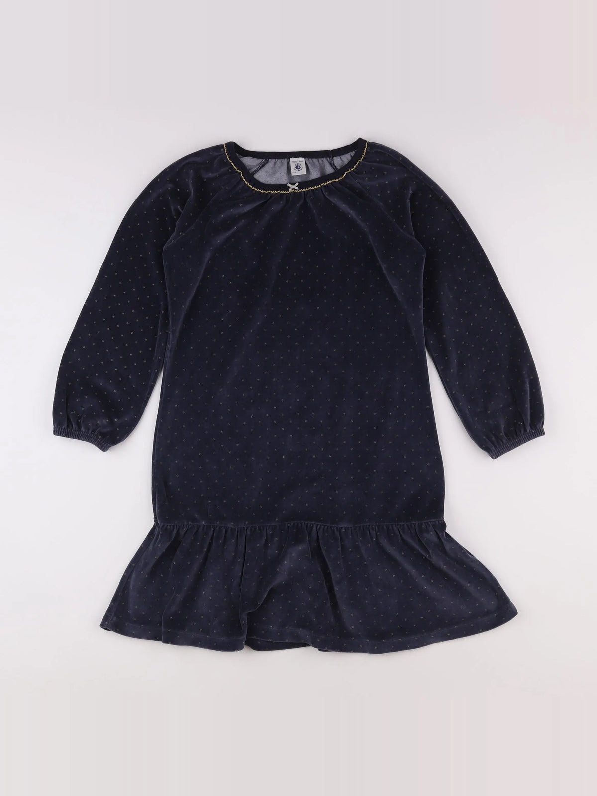 Petit Bateau - robe bleu - 10 ans