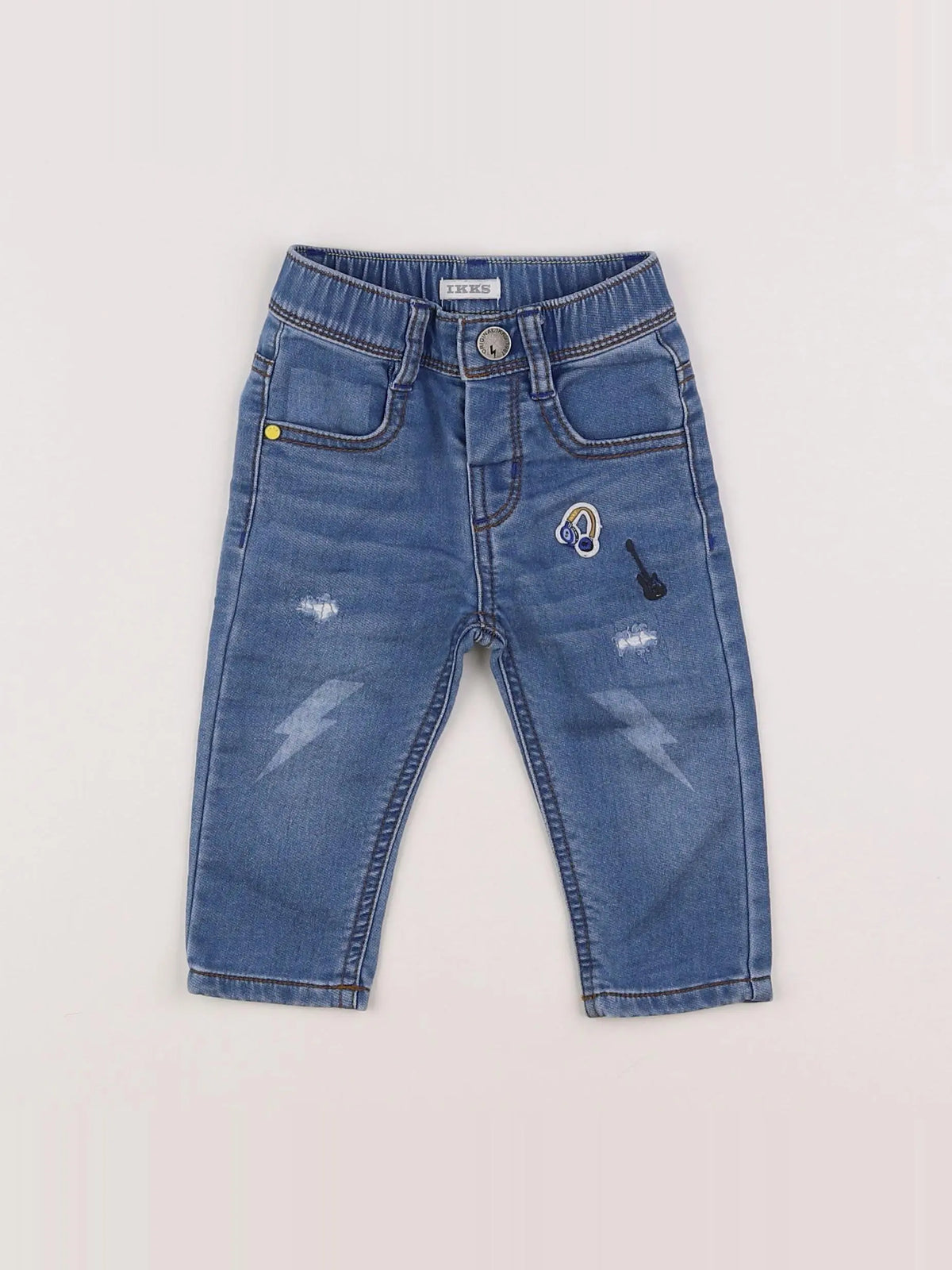 IKKS - jean bleu - 6 mois