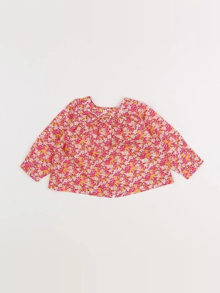 Jacadi - blouse liberty multicolore - 6 mois
