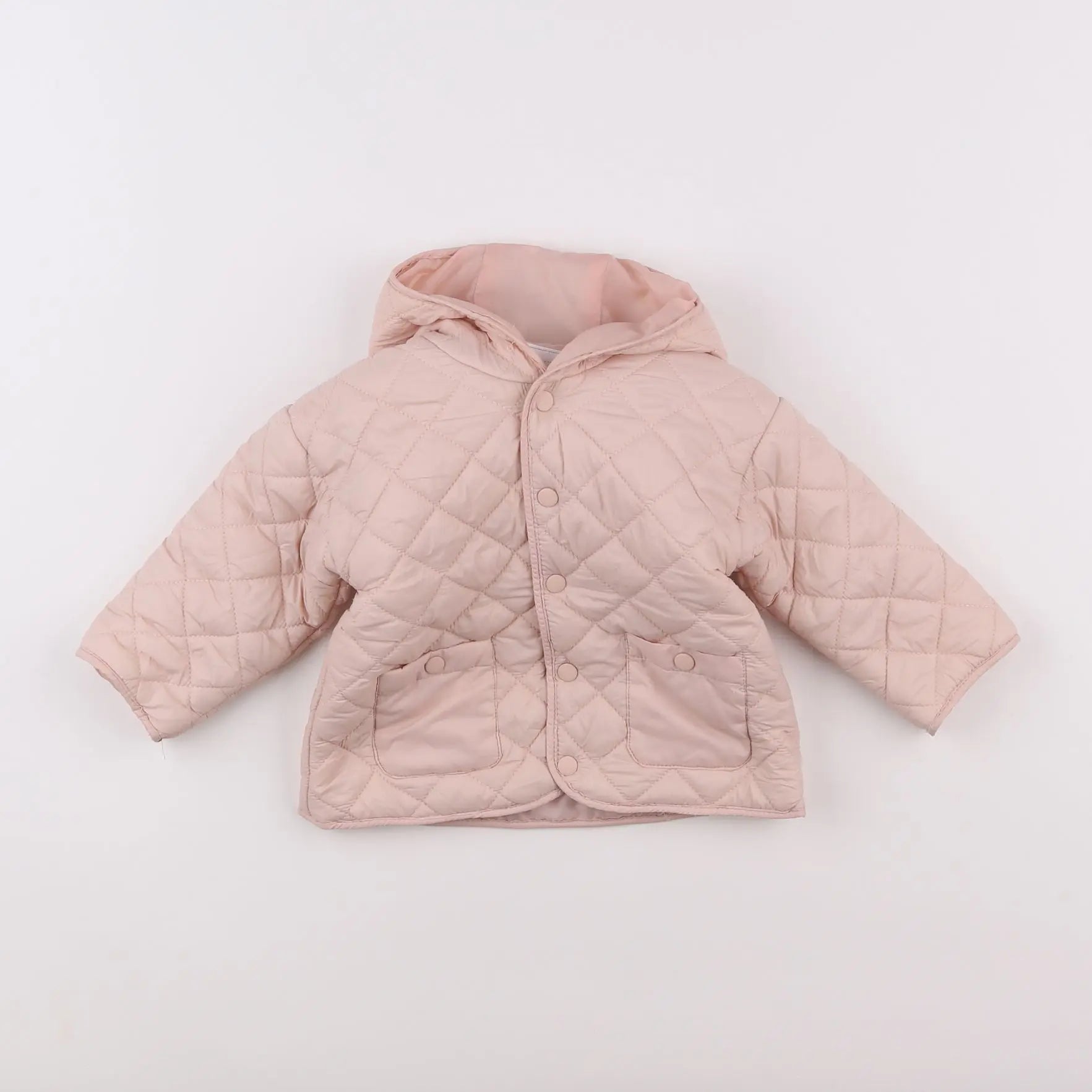 Vertbaudet - doudoune rose - 12 mois
