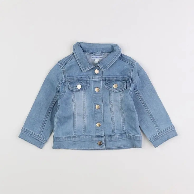 Vertbaudet - veste bleu - 18 mois