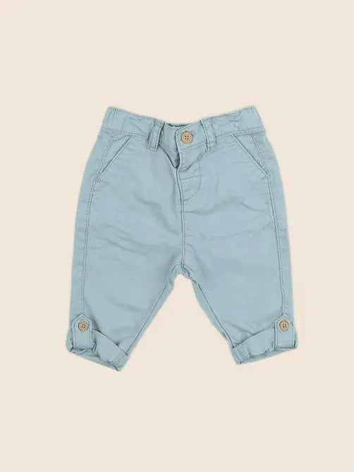 Vertbaudet - pantalon vert - 3 mois