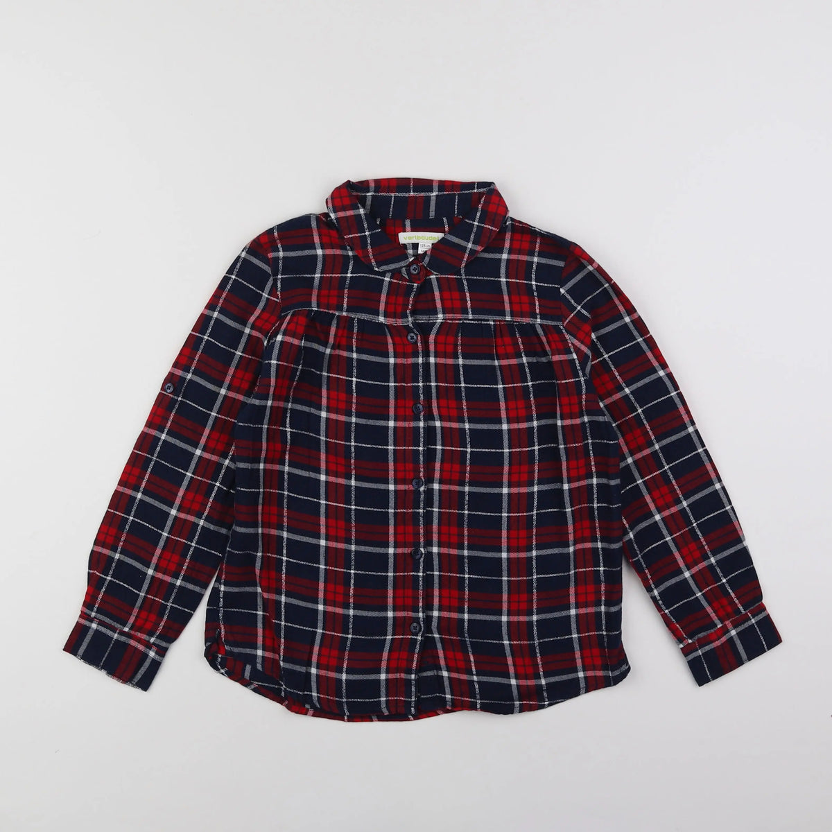 Vertbaudet - blouse bleu - 8 ans