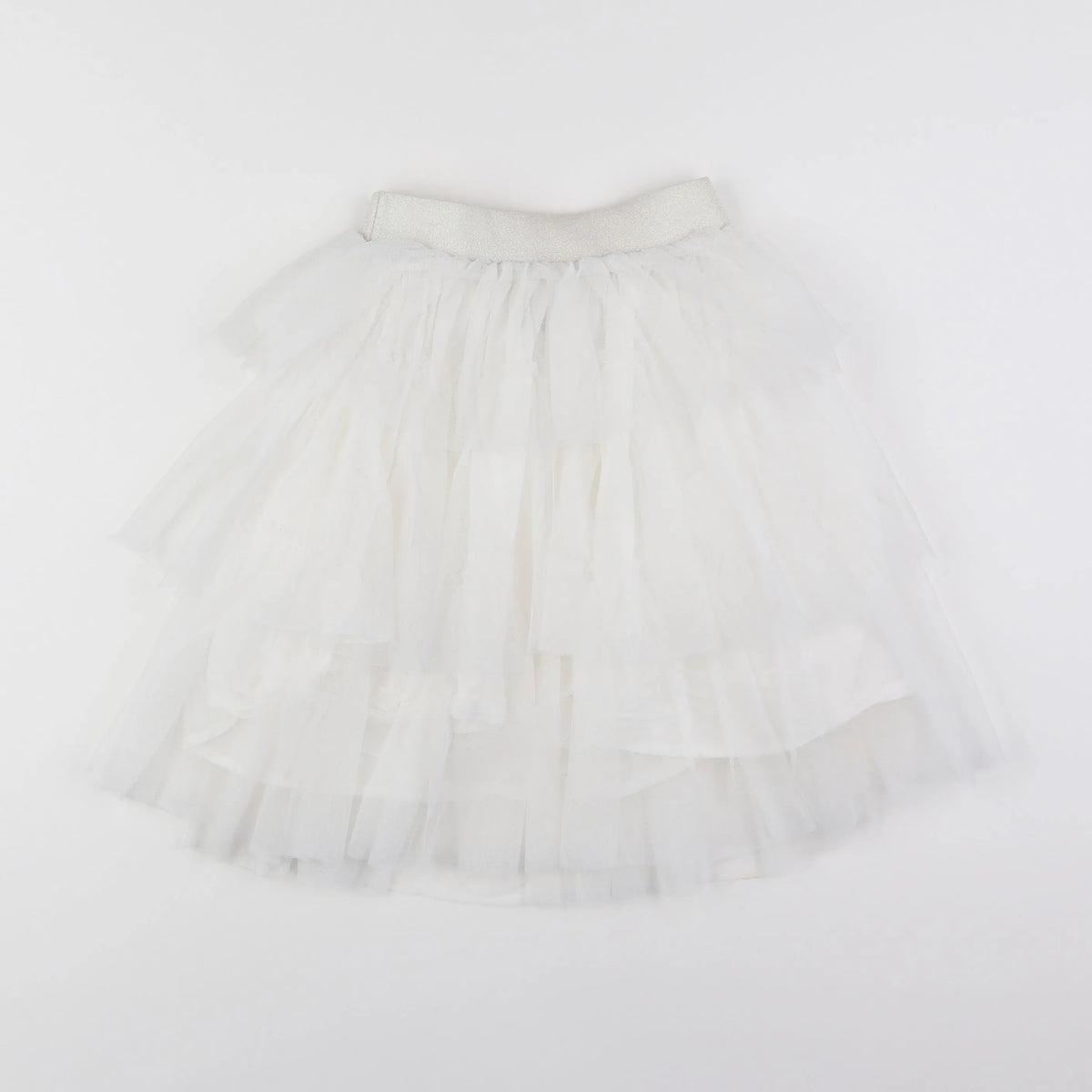 Vertbaudet - jupe blanc - 8 ans