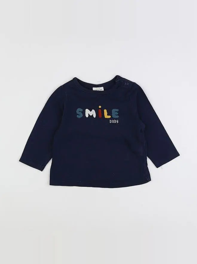 Tape à l'oeil - tee-shirt bleu - 6 mois