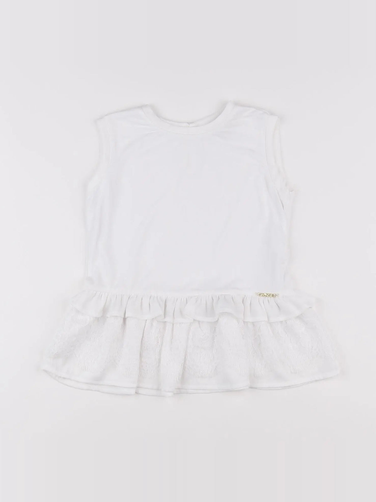 Twinset - tee-shirt blanc - 6 ans