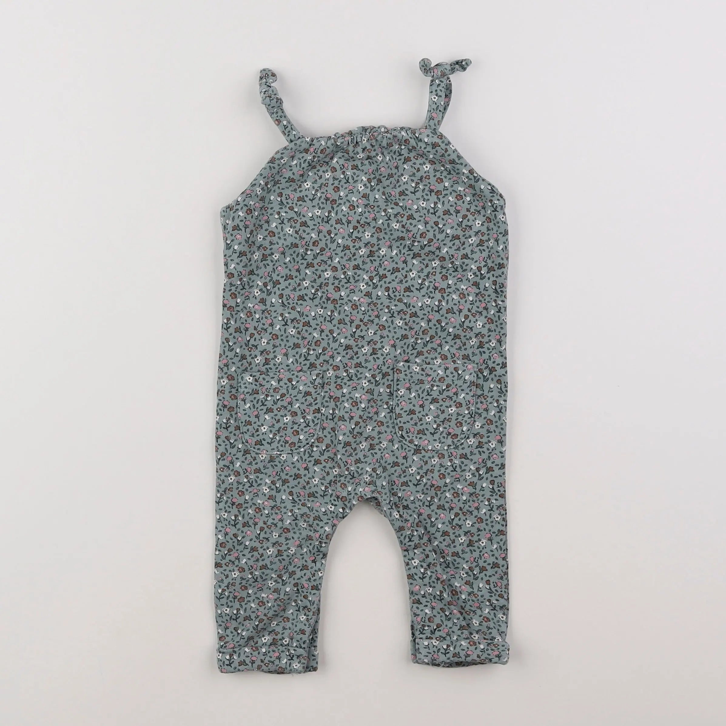 Vertbaudet - combinaison vert - 6 mois