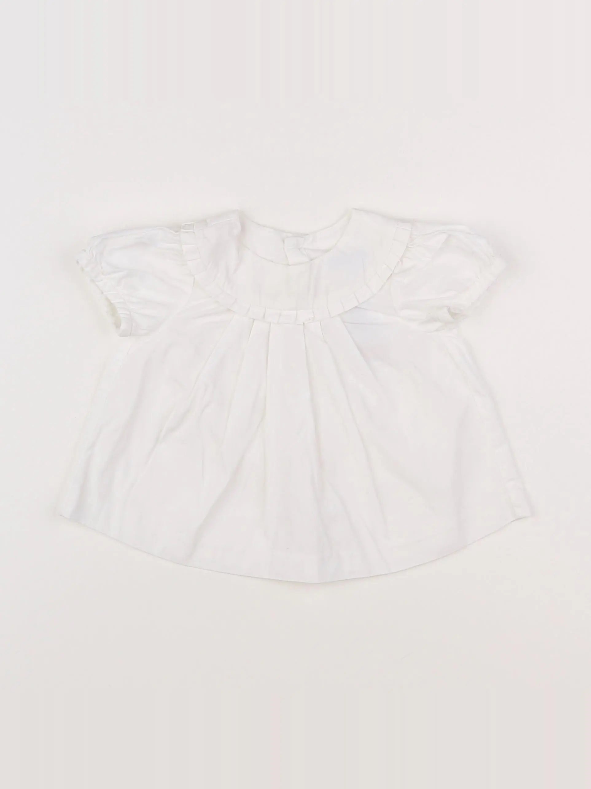 Jacadi - blouse blanc - 12 mois