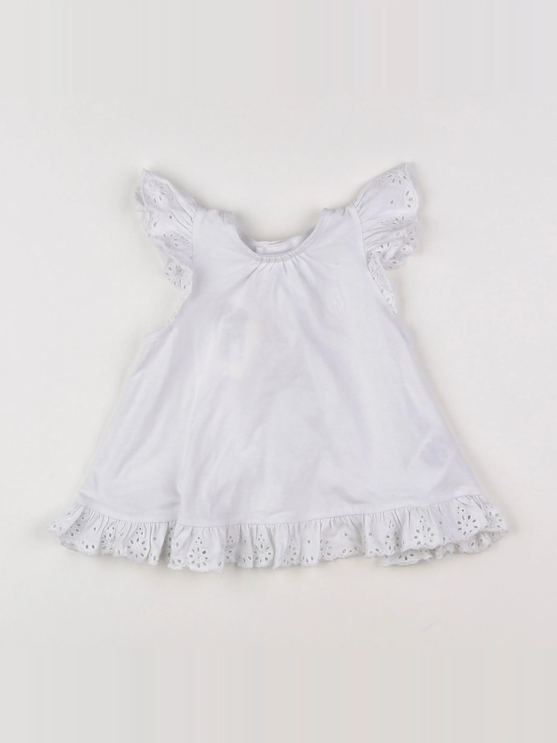 Ralph Lauren - robe blanc - 12 mois