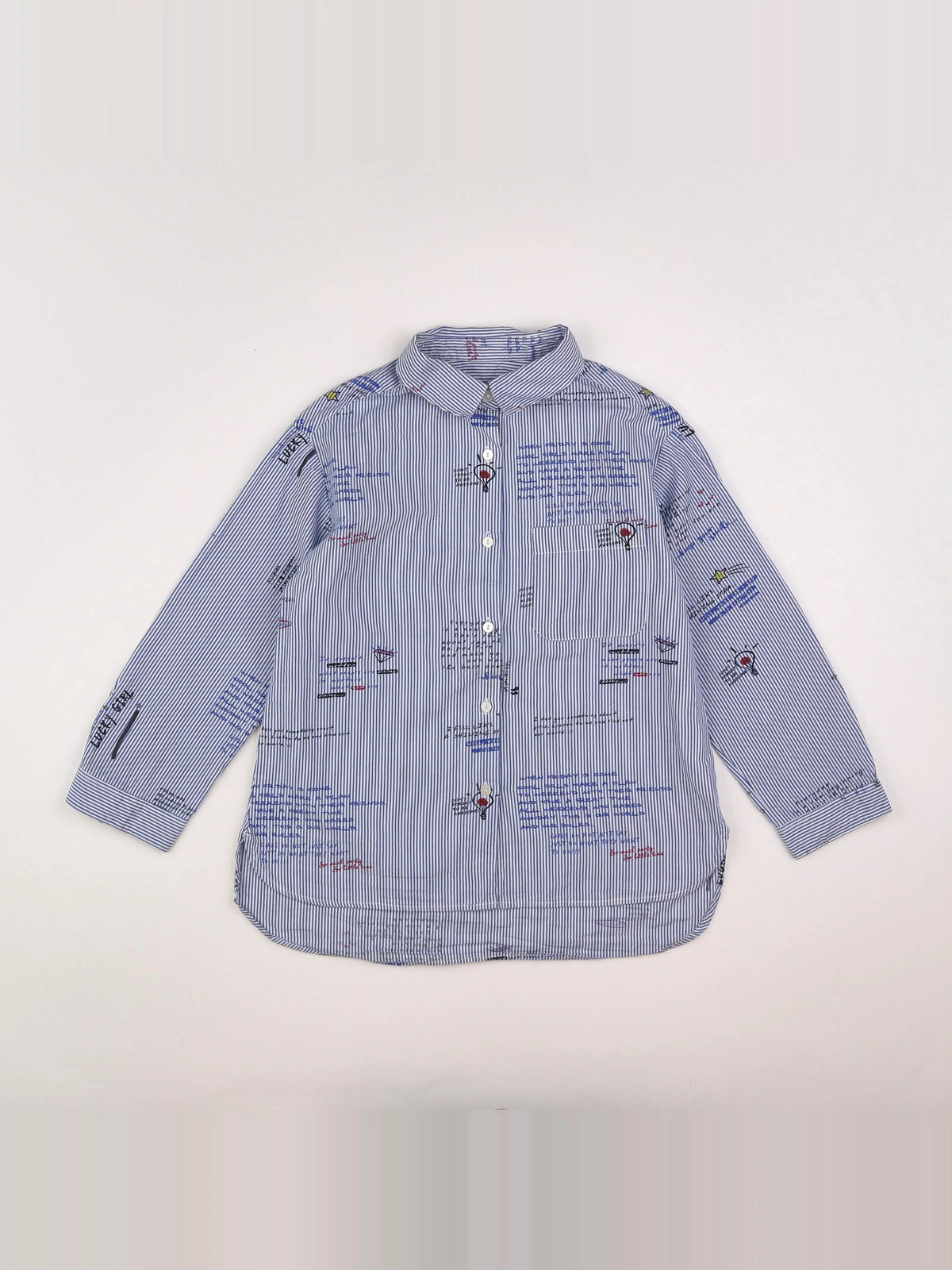 Zara - chemise bleu - 6 ans