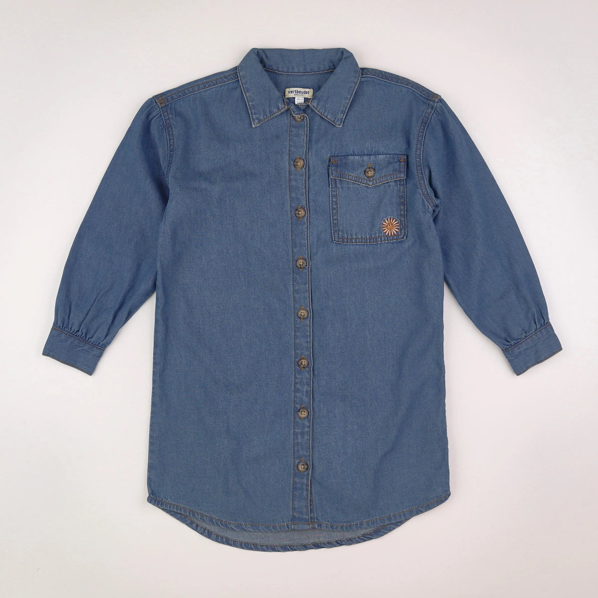 Vertbaudet - robe bleu - 8 ans