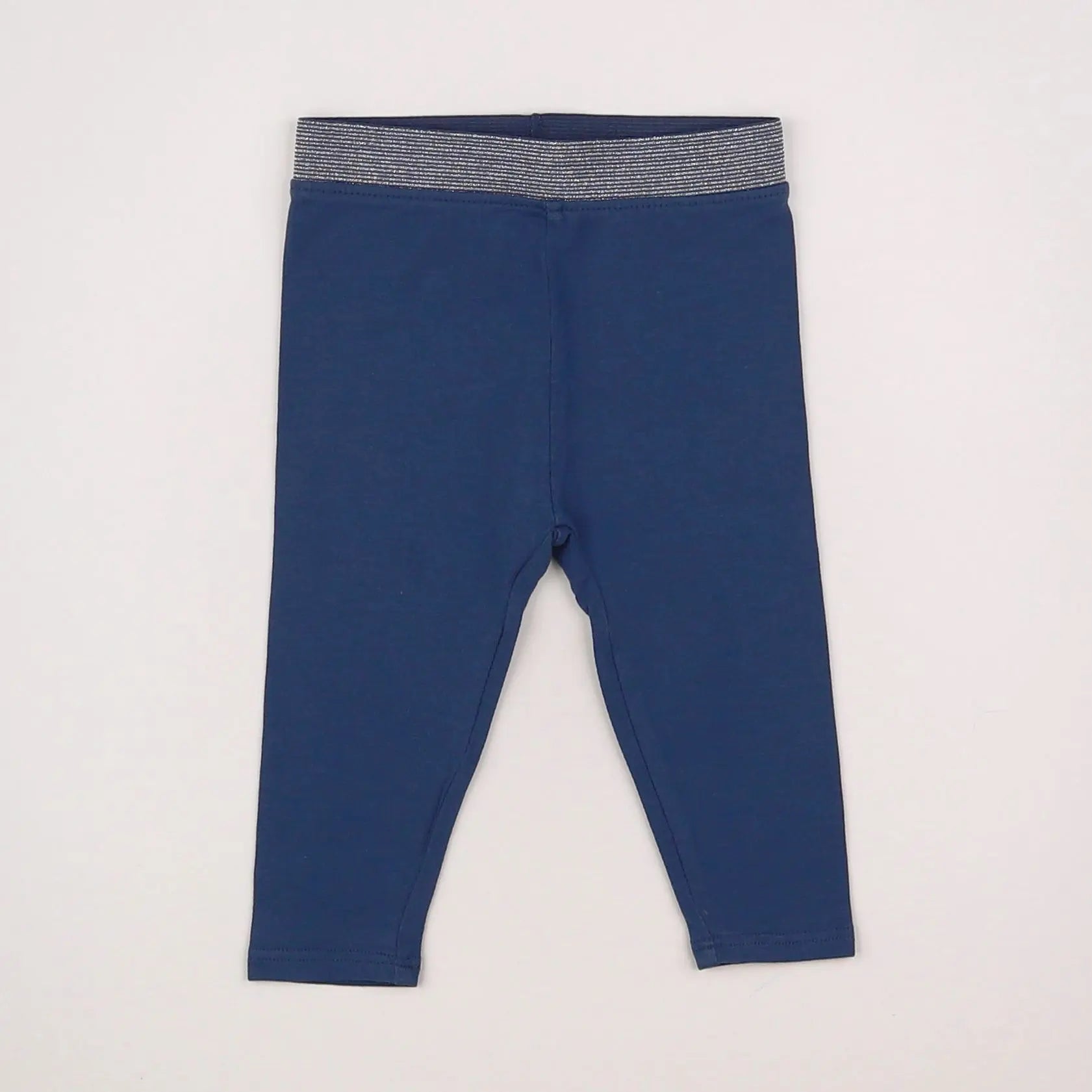 Vertbaudet - legging bleu - 6 mois