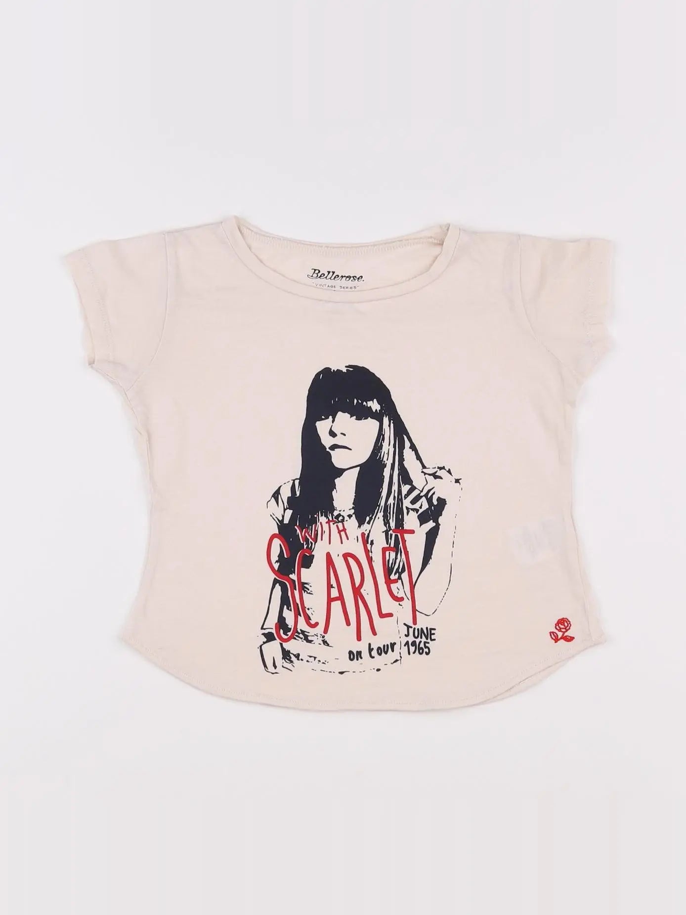 Bellerose - tee-shirt beige - 4 ans