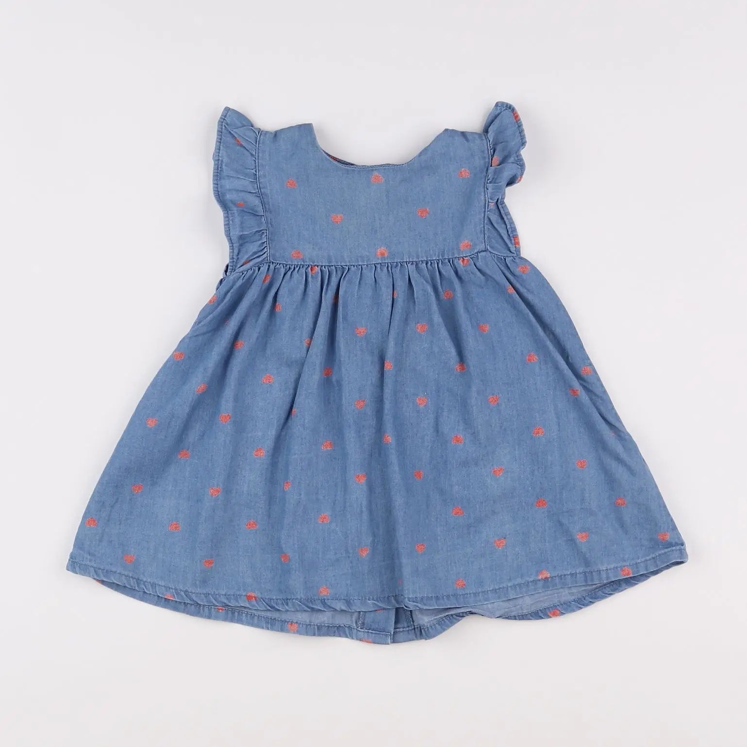 Vertbaudet - robe bleu - 9 mois