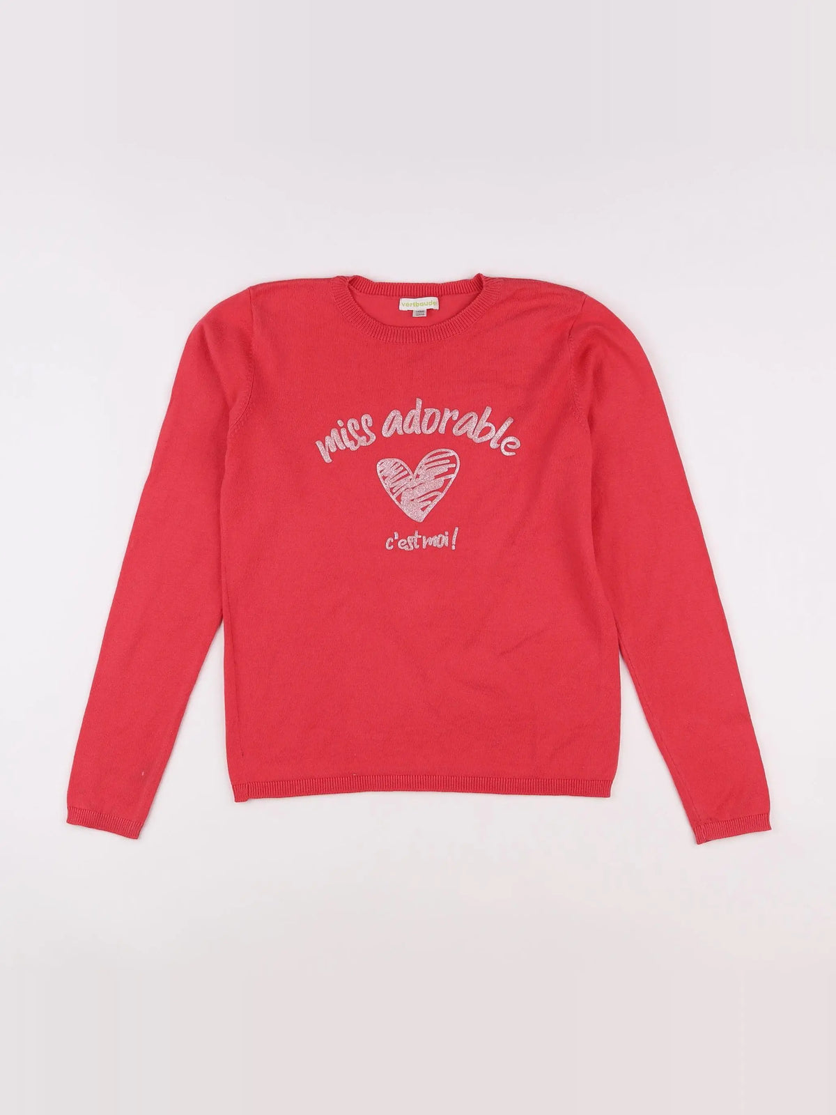 Vertbaudet - pull rose - 10 ans