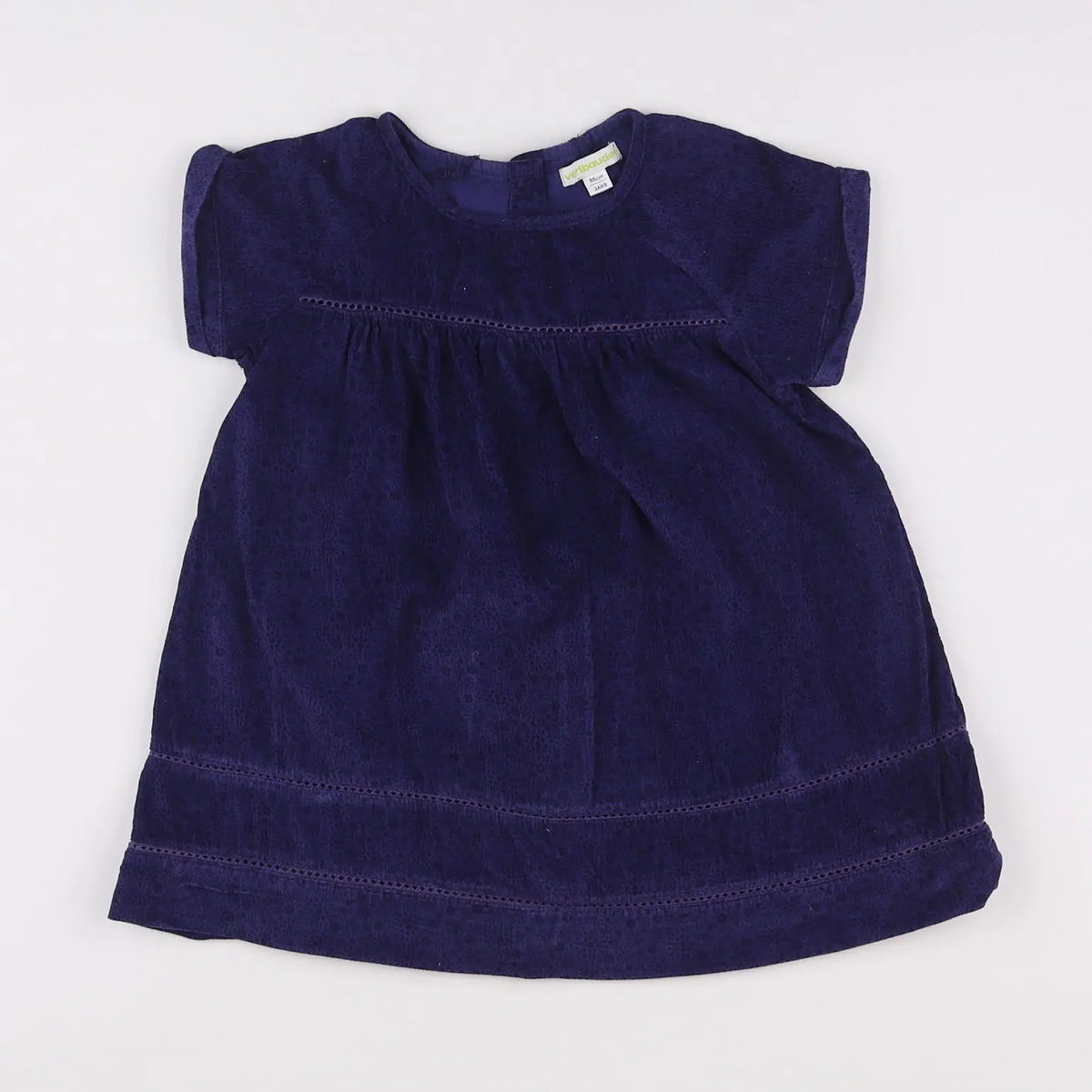 Vertbaudet - robe bleu - 2 ans