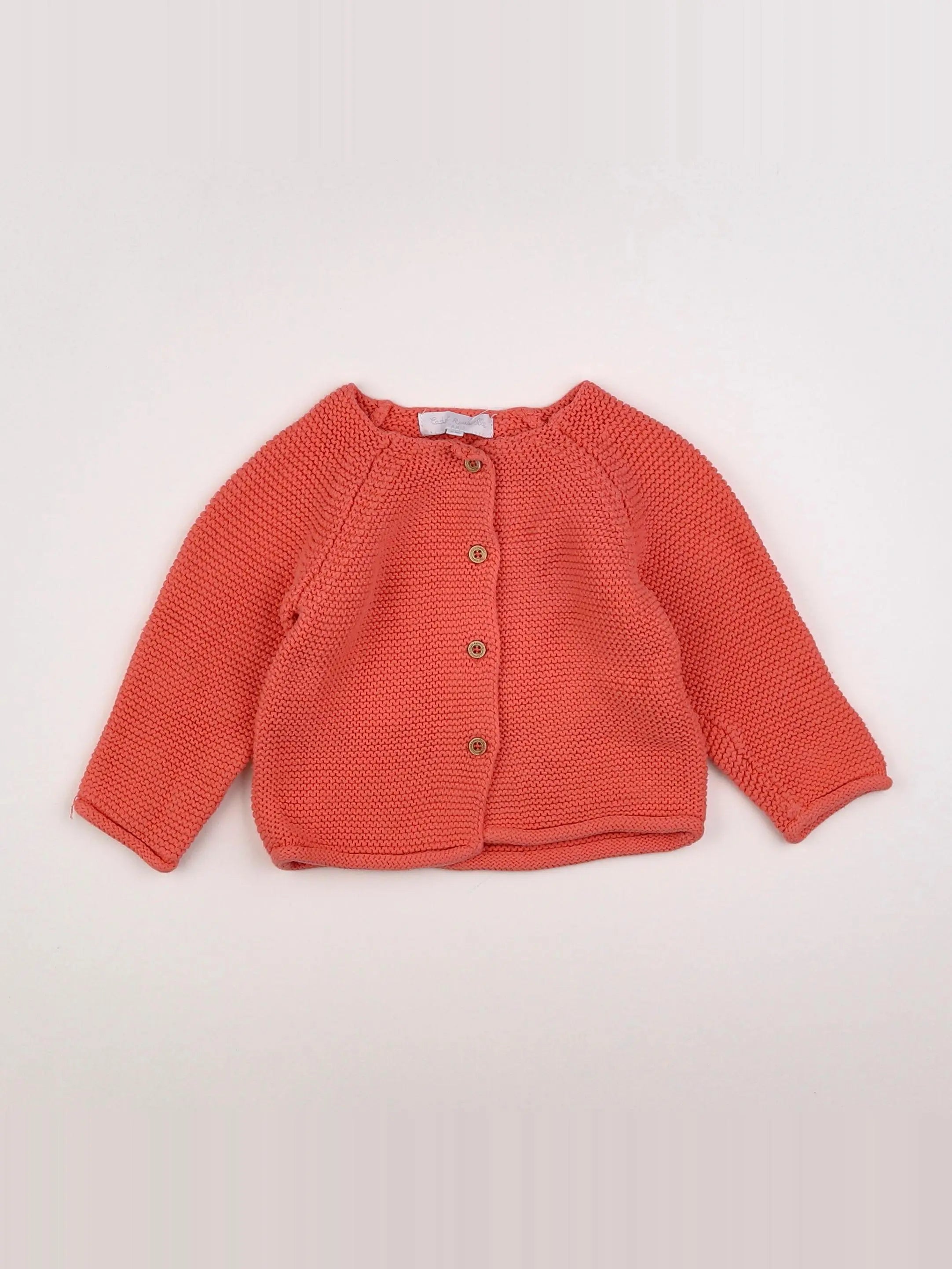 Cadet Rousselle - gilet rose - 6 mois