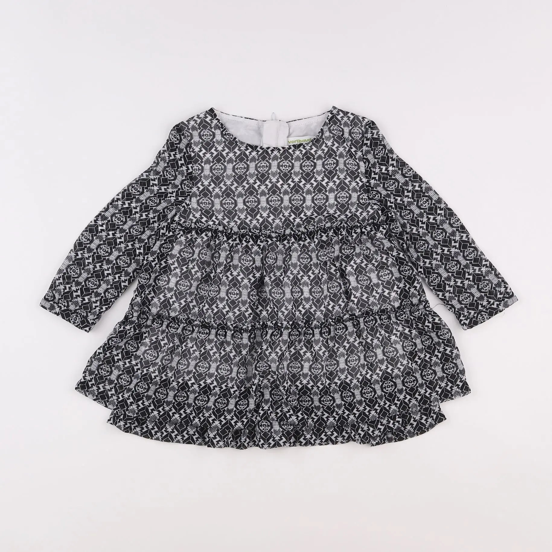 Vertbaudet - robe noir - 2 ans
