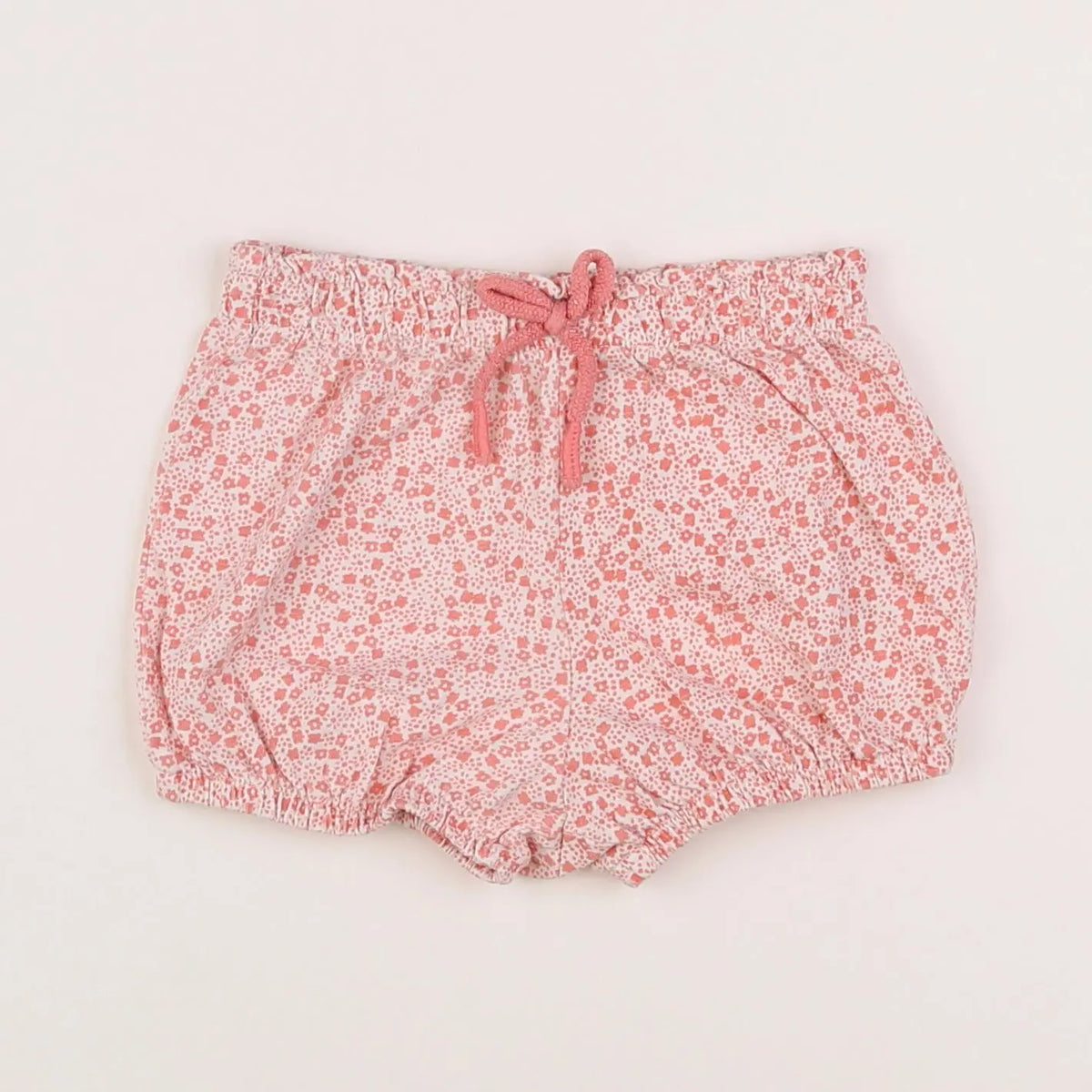 Vertbaudet - bloomer blanc, rose - 12 mois