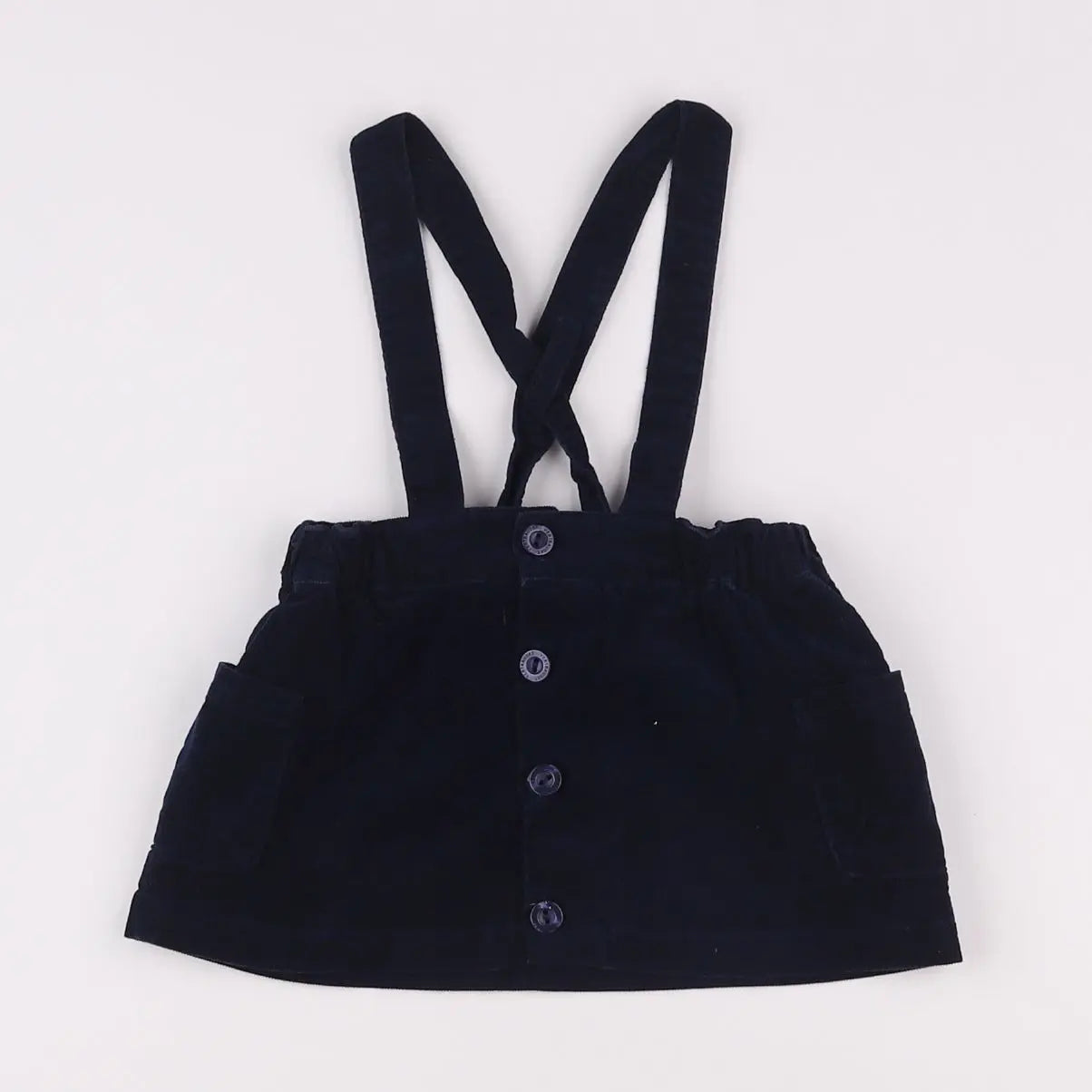 Vertbaudet - robe bleu - 12 mois