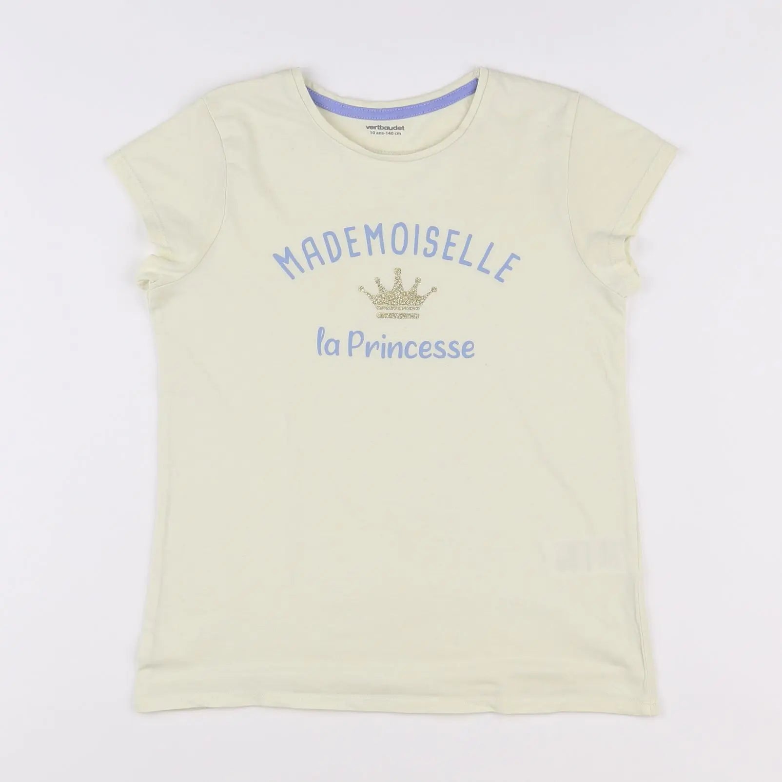 Vertbaudet - tee-shirt jaune - 10 ans