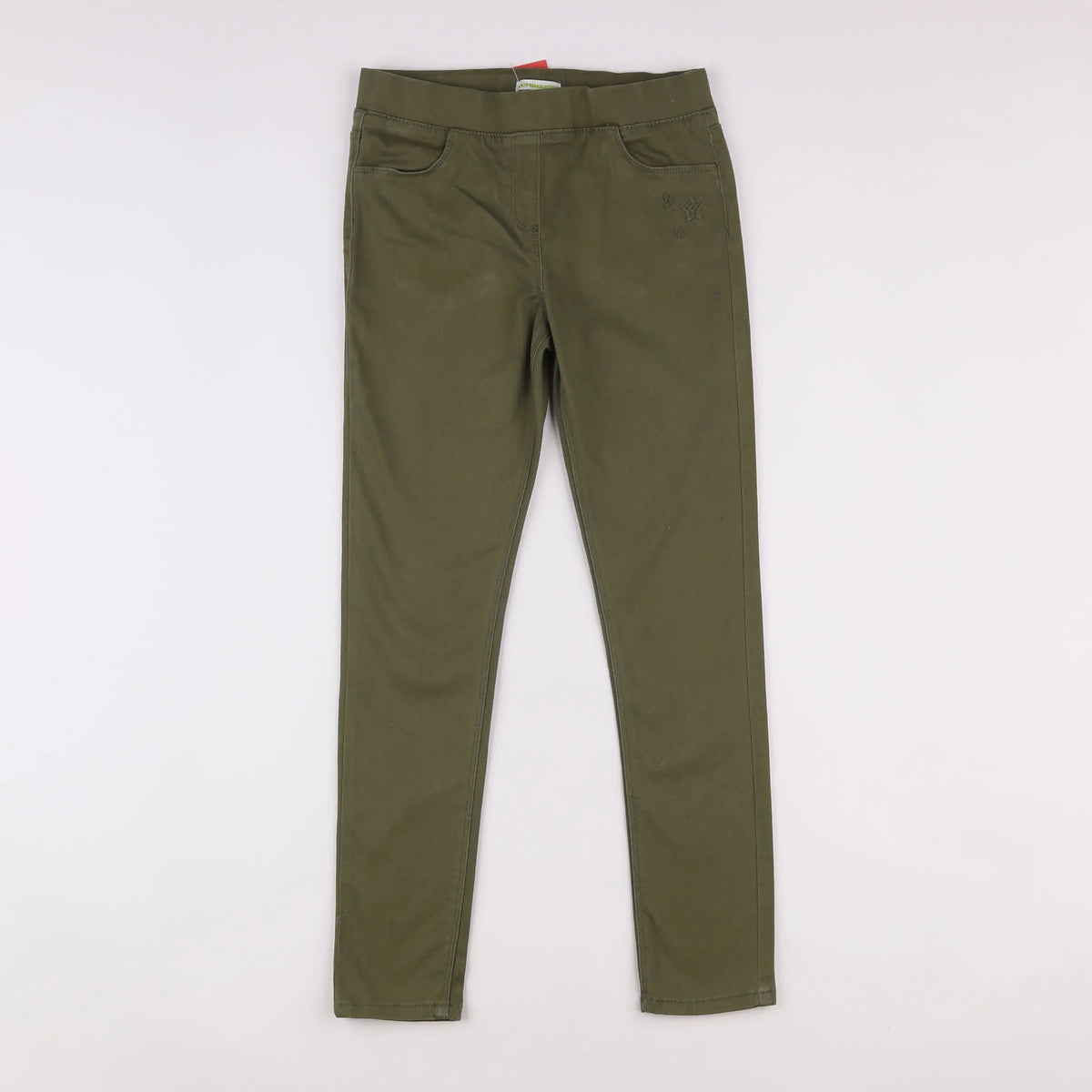 Vertbaudet - pantalon vert - 10 ans