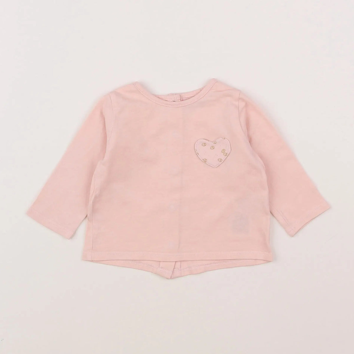 Vertbaudet - tee-shirt rose - 3 mois
