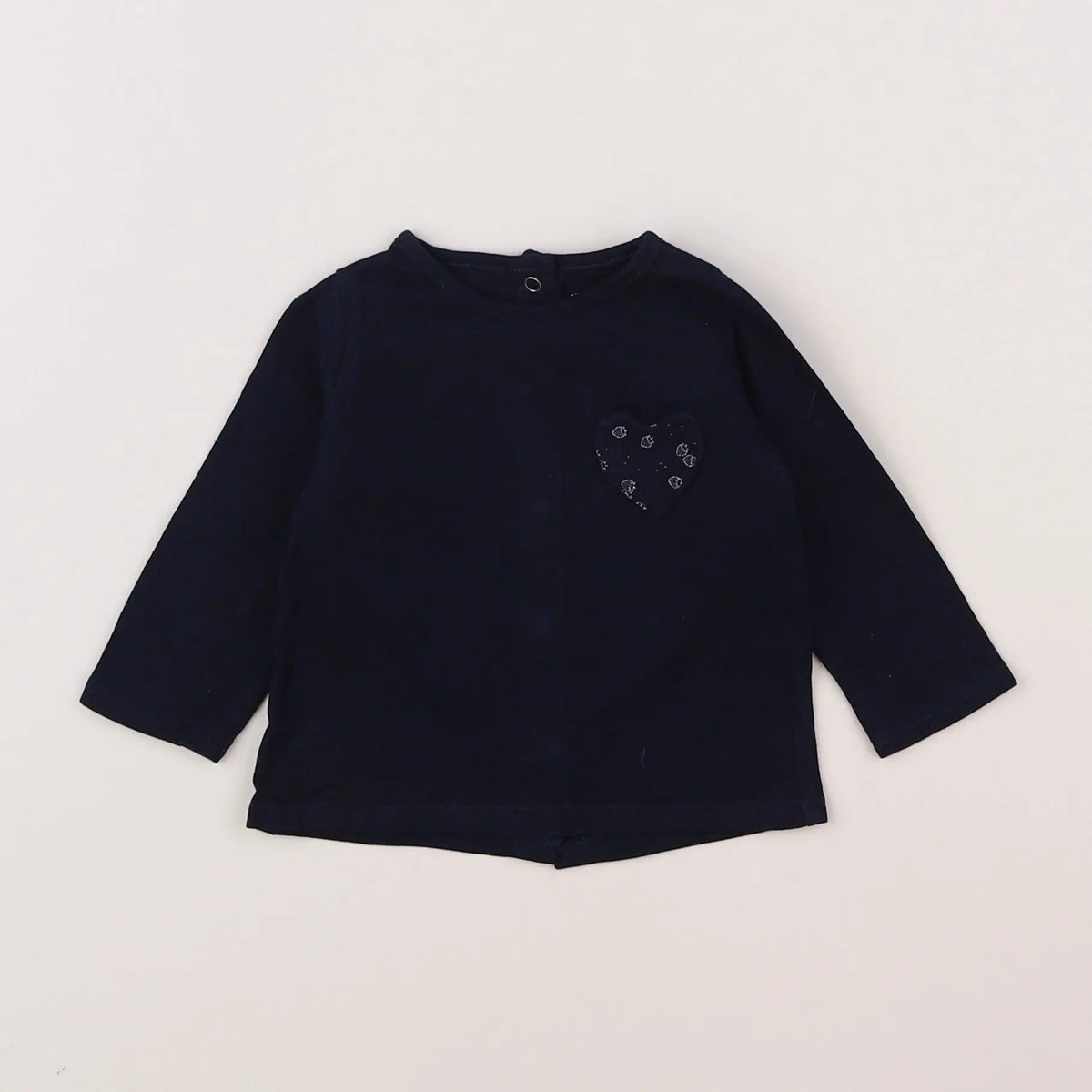 Vertbaudet - tee-shirt bleu - 3 mois