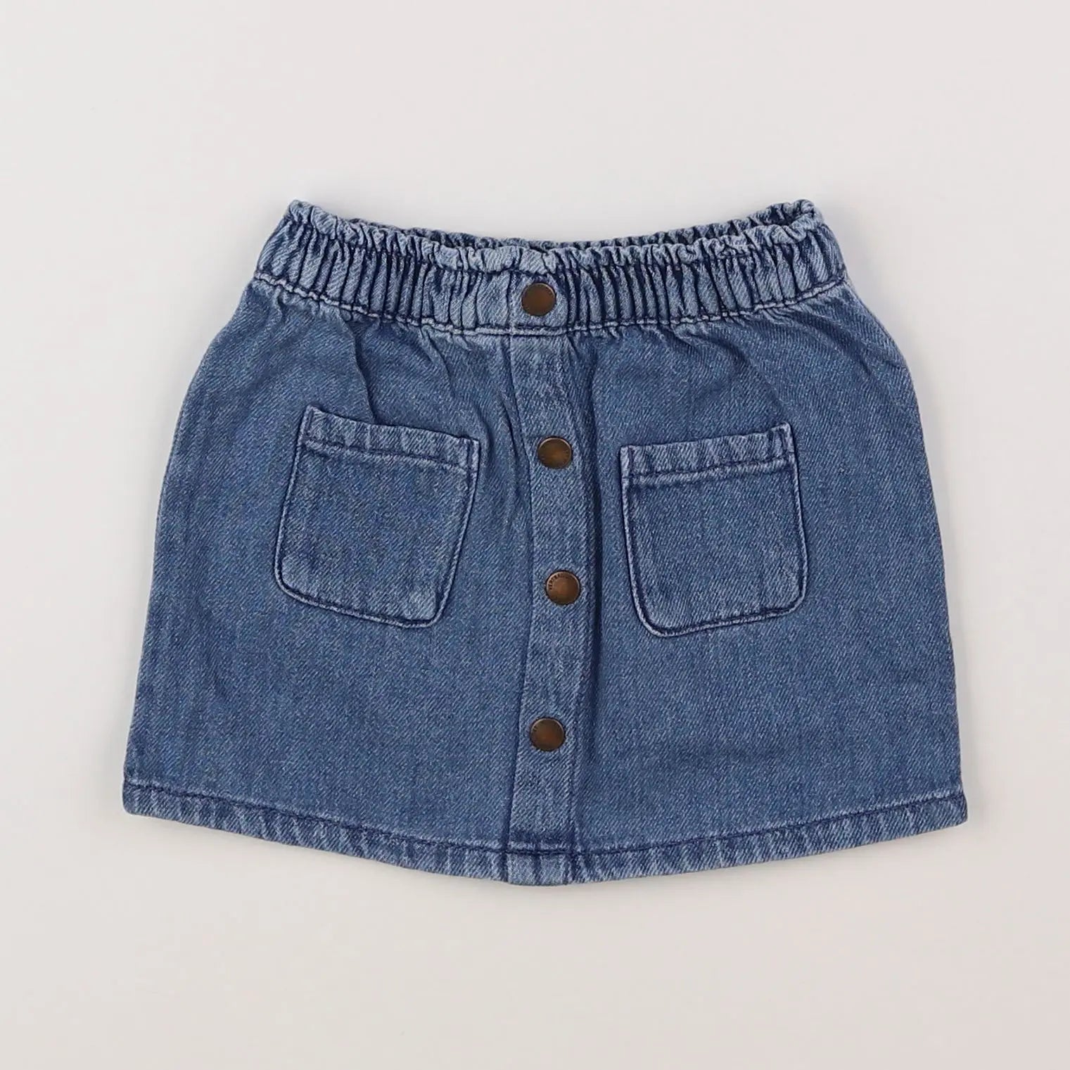Vertbaudet - jupe bleu - 9 mois