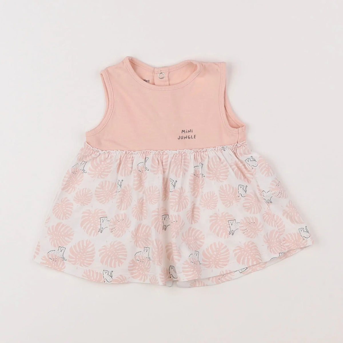 Vertbaudet - robe multicolore - 1 mois