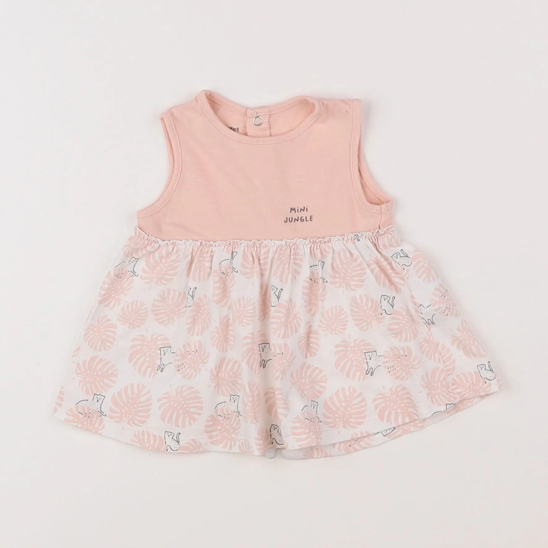 Vertbaudet - robe multicolore - 1 mois