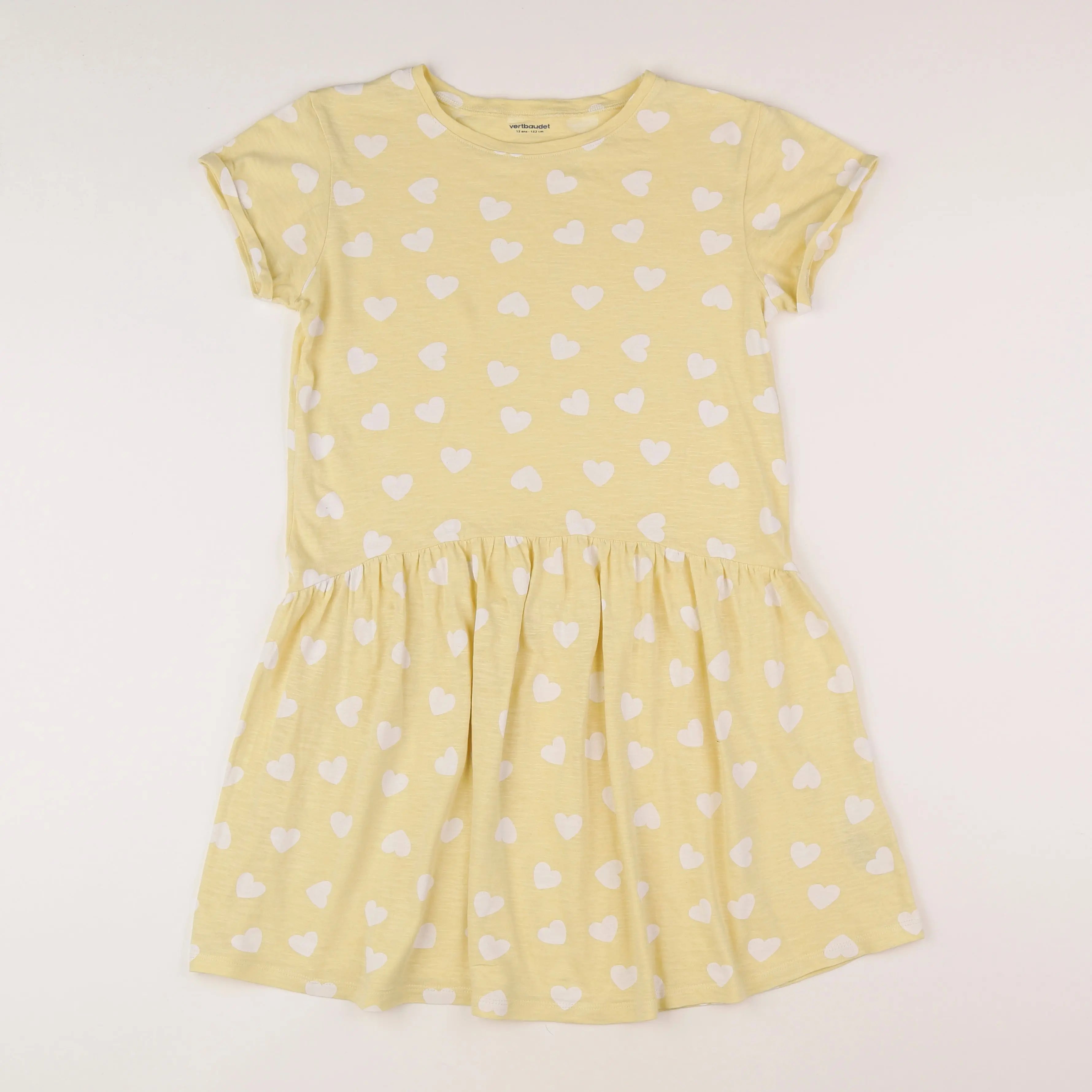 Vertbaudet - robe jaune - 12 ans