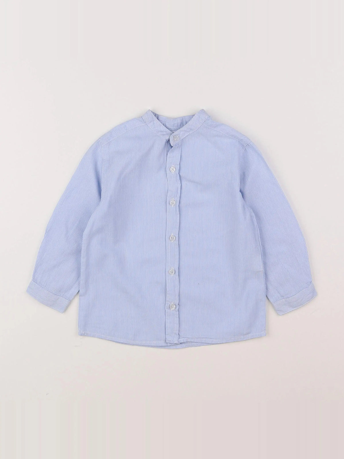 Boutchou - chemise bleu - 2 ans
