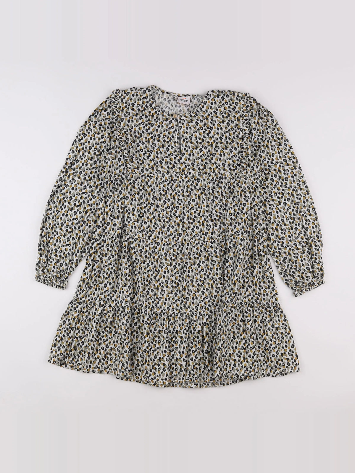 Tape à l'oeil - robe gris, jaune - 10 ans