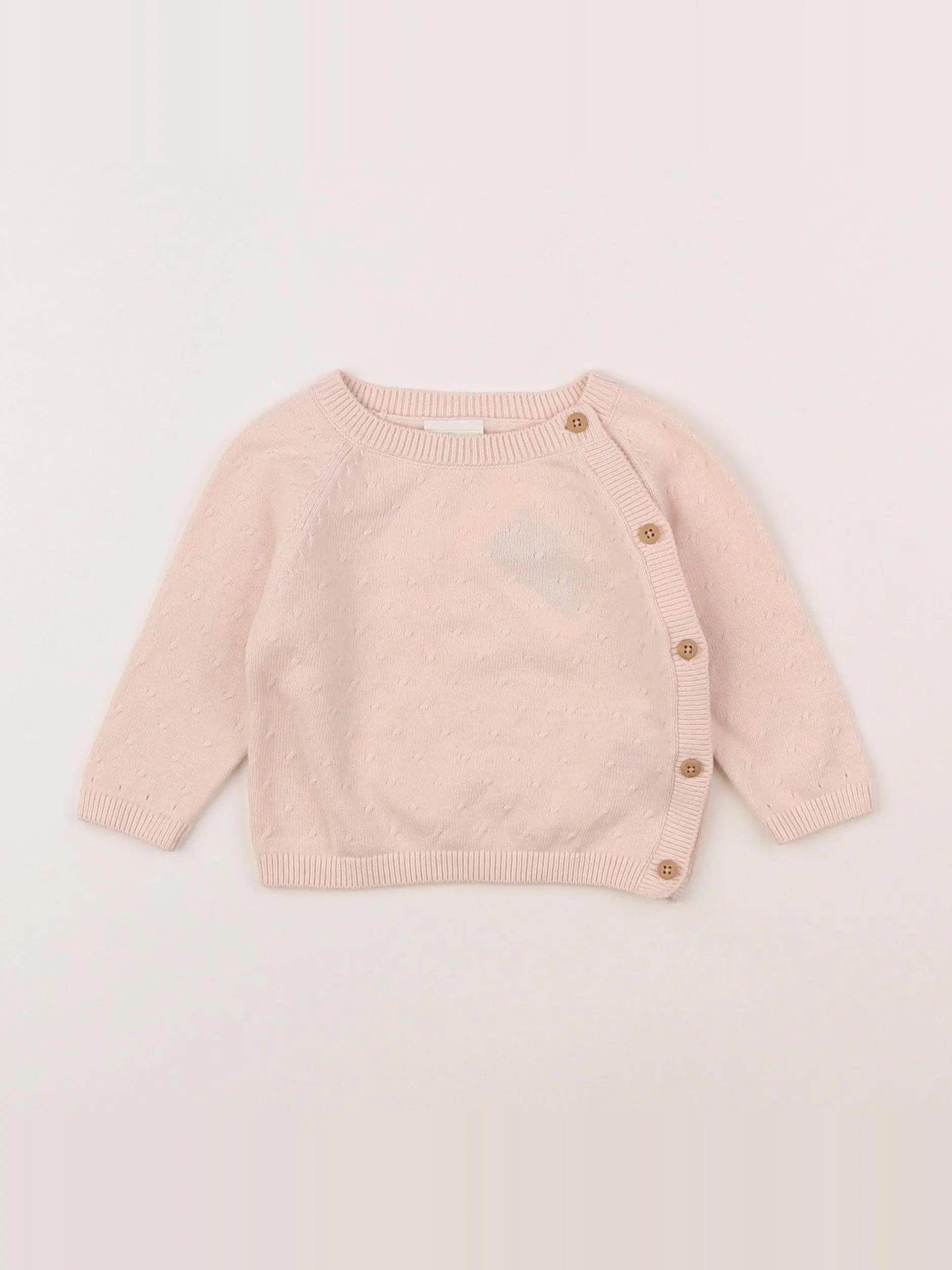 Tape à l'oeil - gilet rose - 3 mois