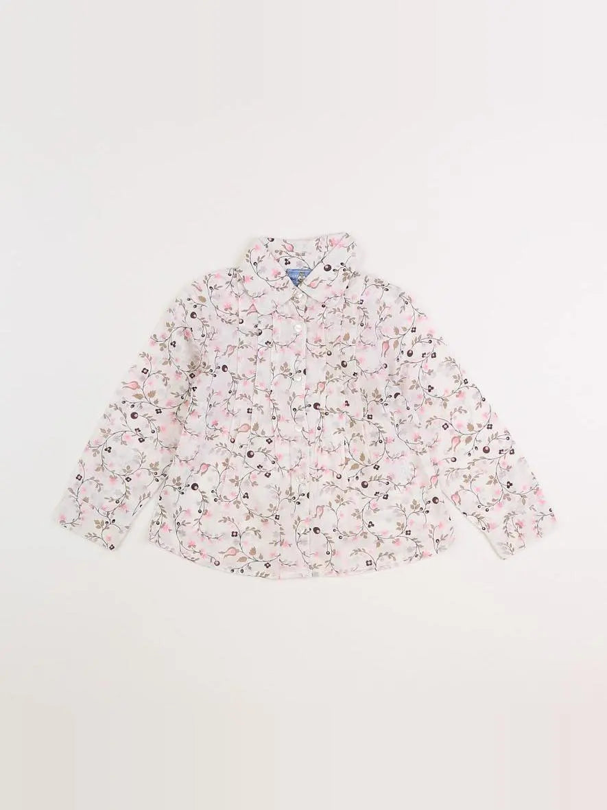 River Woods - chemise blanc, rose - 3 ans