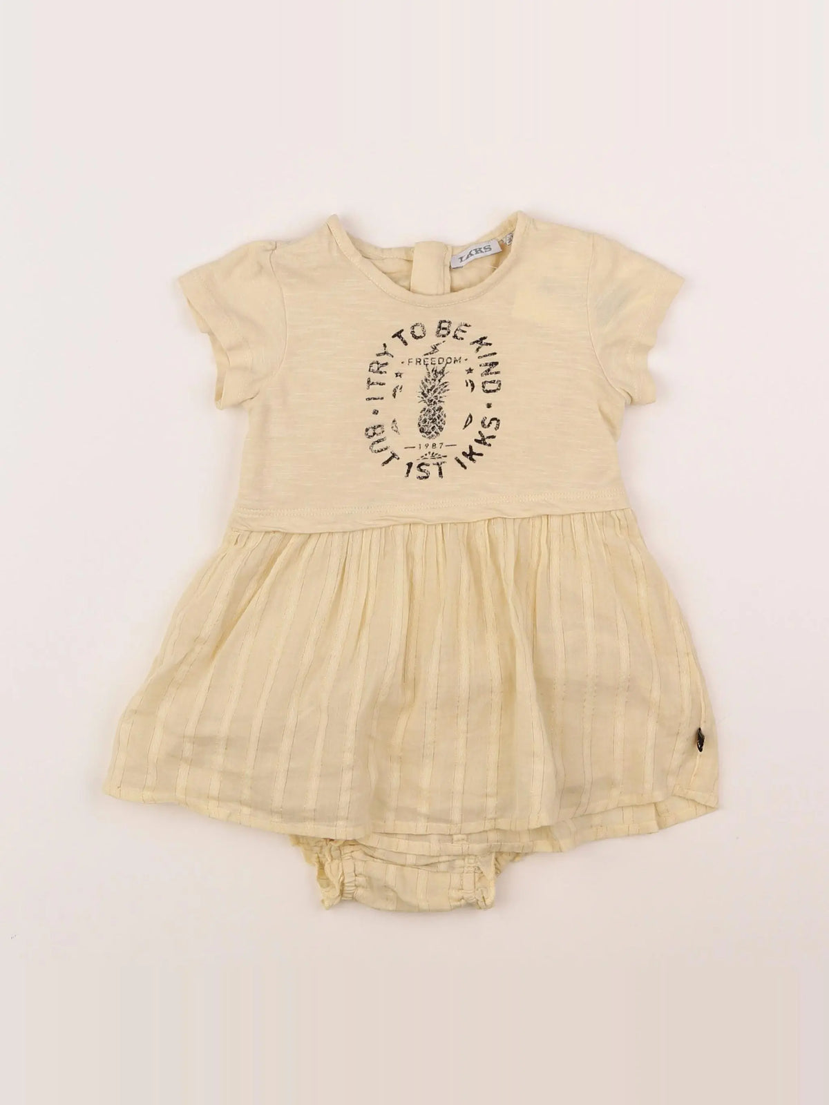 IKKS - robe jaune - 6 mois