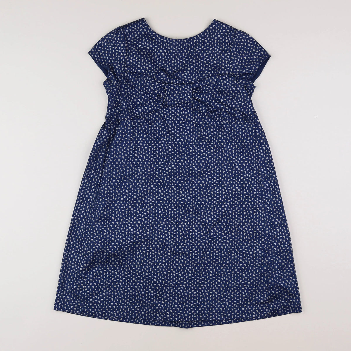 Vertbaudet - robe bleu, argent - 10 ans