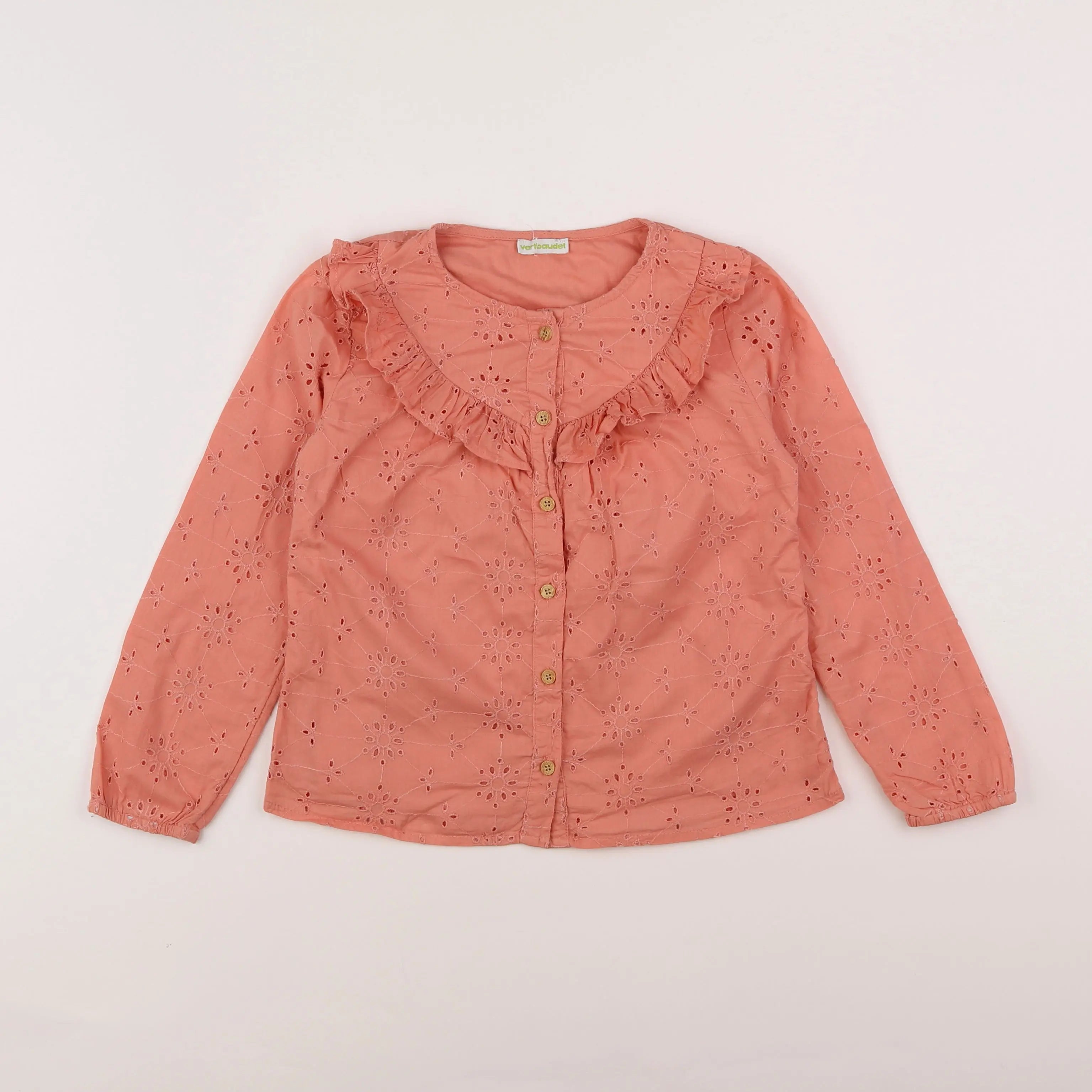 Vertbaudet - blouse rose - 8 ans