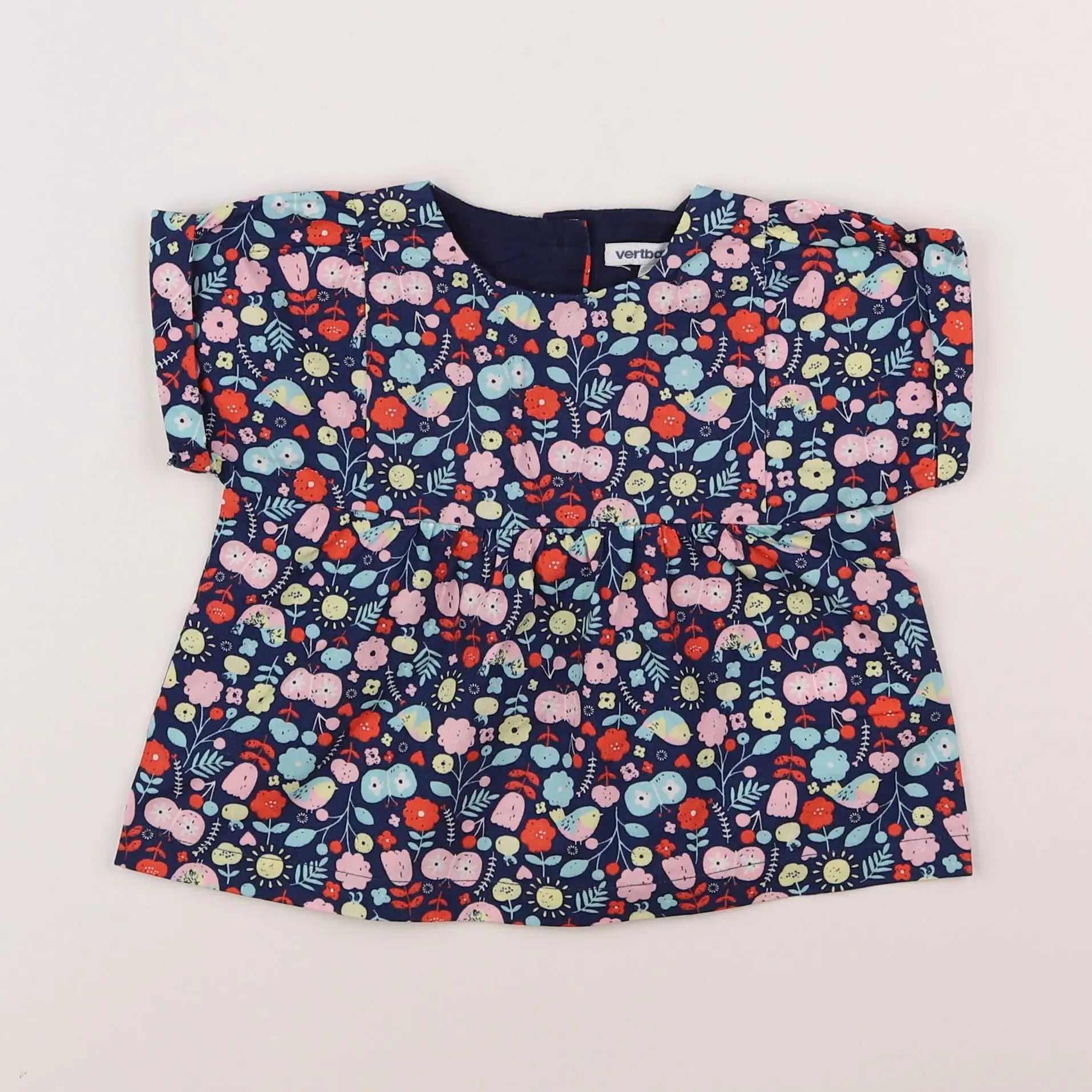 Vertbaudet - blouse multicolore - 18 mois