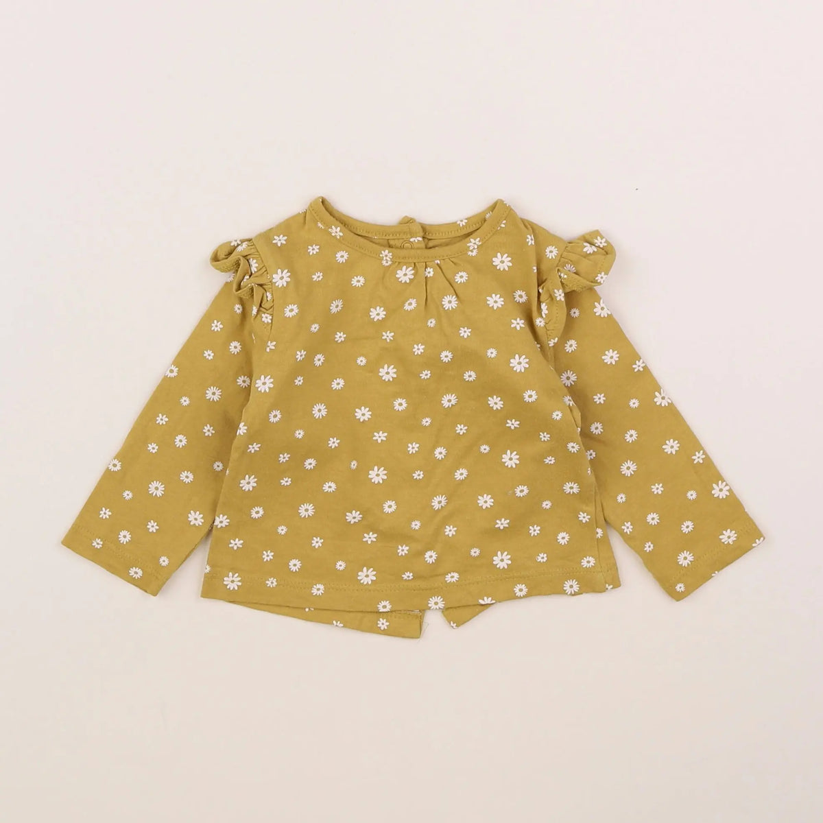 Vertbaudet - tee-shirt jaune - 3 mois