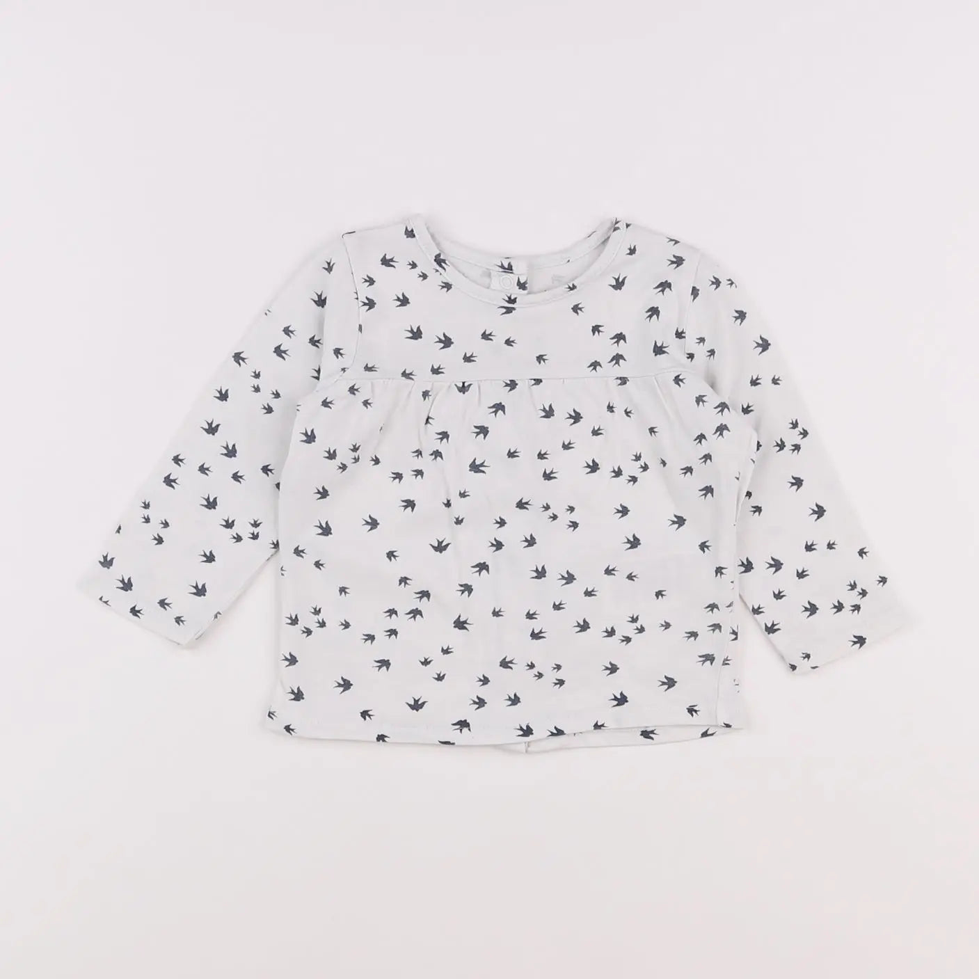 Vertbaudet - tee-shirt blanc - 9 mois
