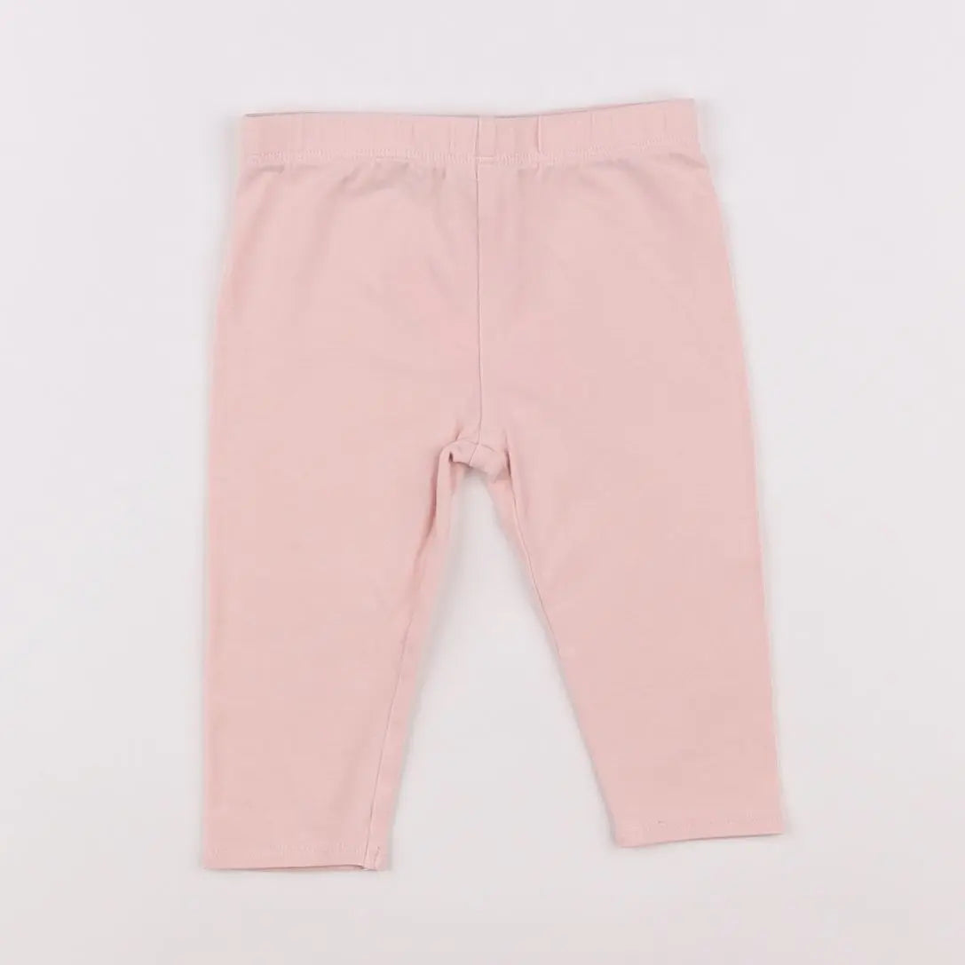 Vertbaudet - legging rose - 9 mois